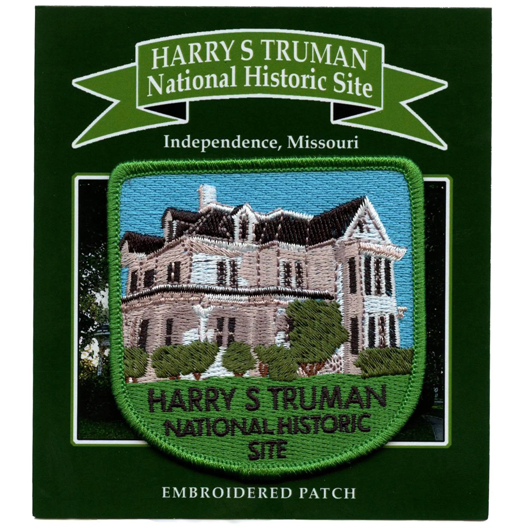 President Harry S Truman National Patch National Site Park Souvenir Embroidered Iron On - Image 2