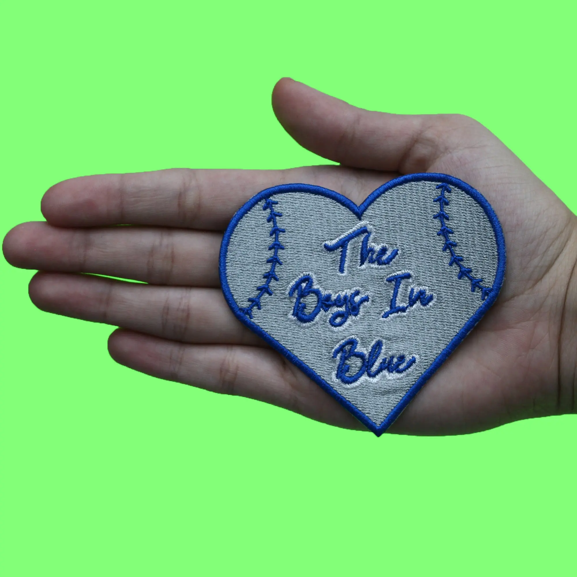 The Boys In Blue Patch Los Angeles Baseball Sports Fan Embroidered Iron On - Image 2