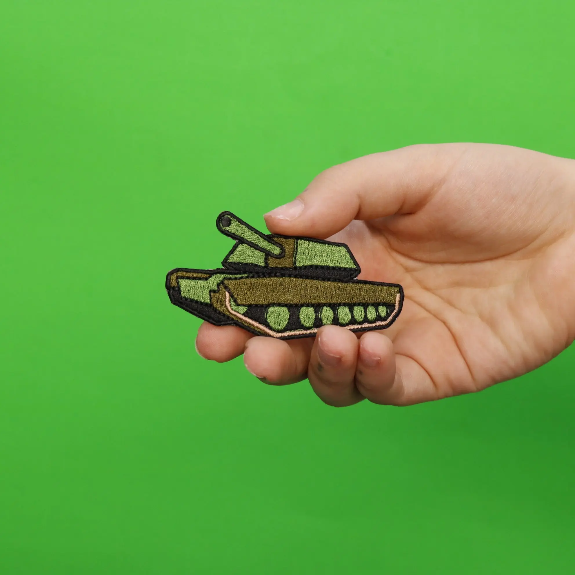 Heavy Artillery Military Tank Embroidered Iron On Patch - Image 2
