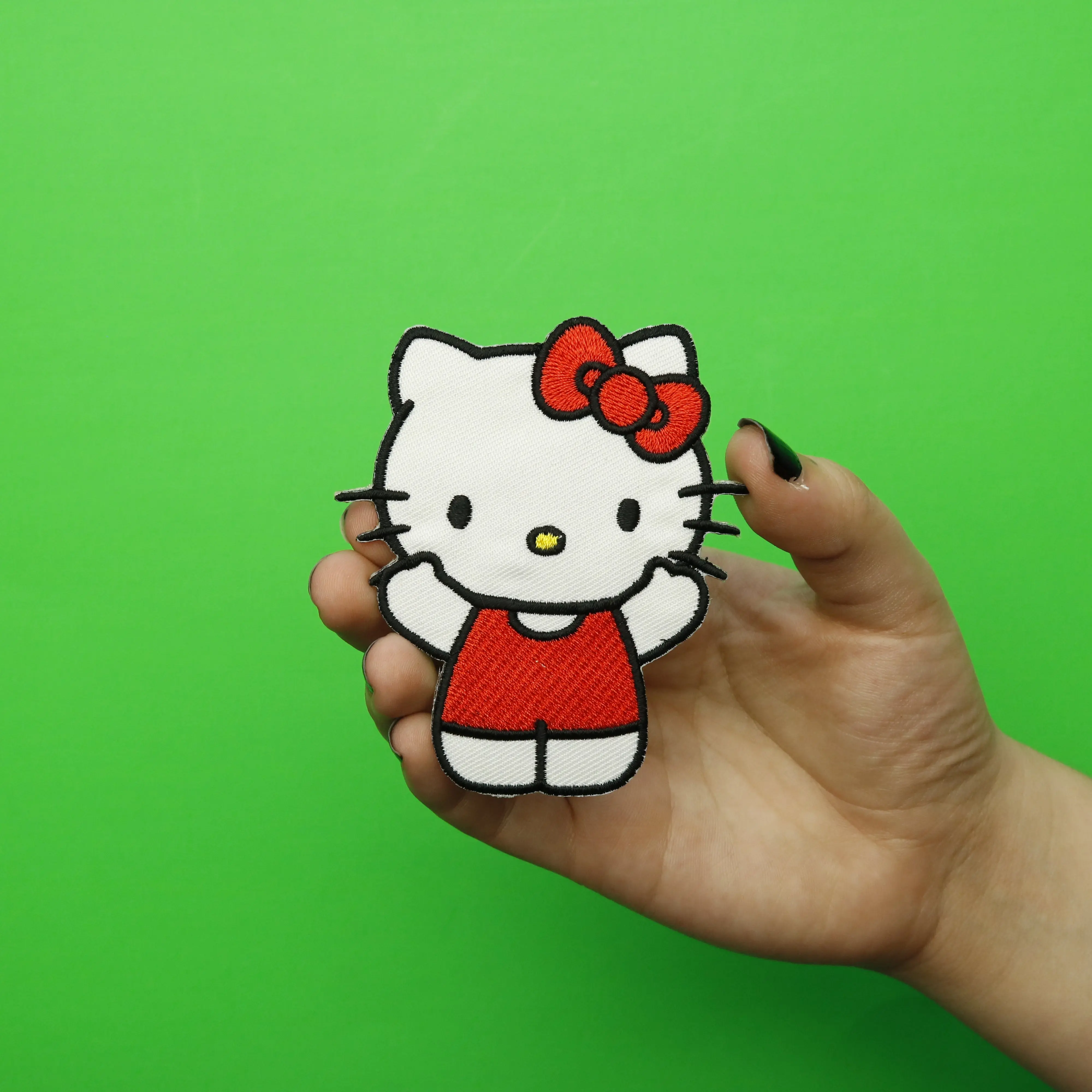 Hello Kitty In Swimsuit Iron On Embroidered Patch - Image 2
