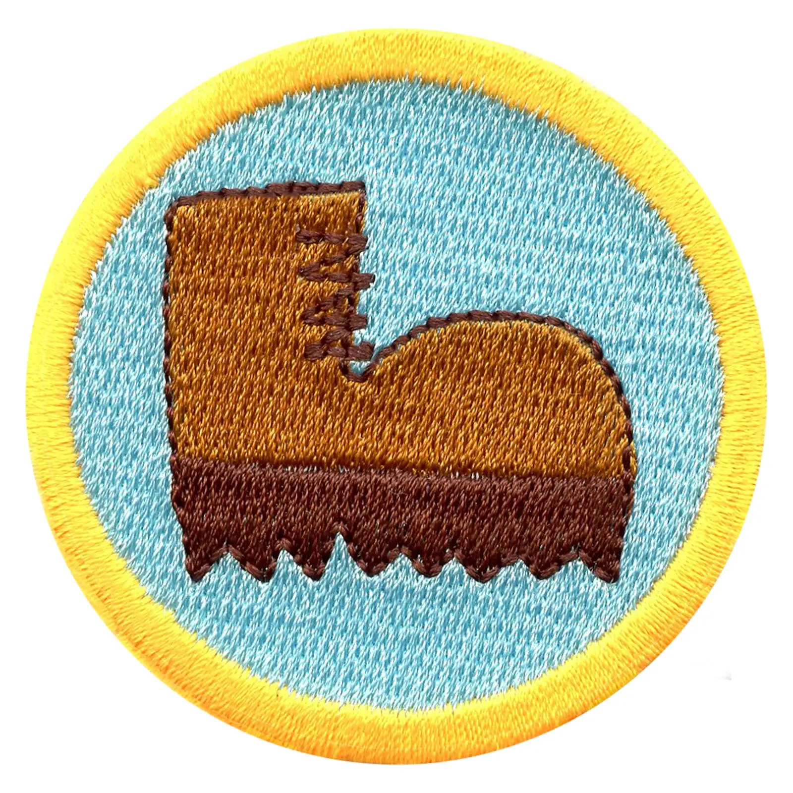 Hiking Wilderness Scouts Merit Badge Iron on Patch