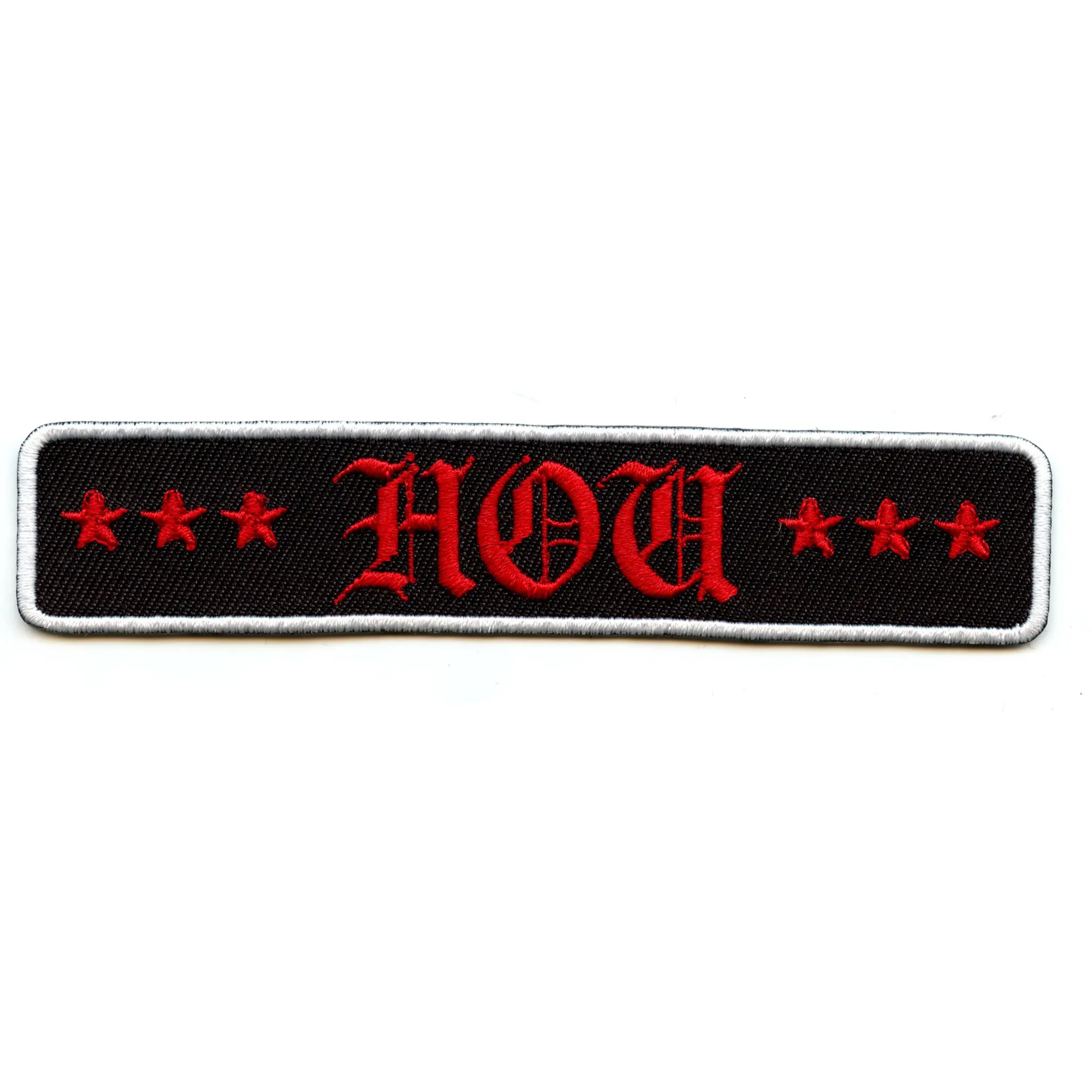HOU Old English Patch Houstonian Football Script Embroidered Iron On