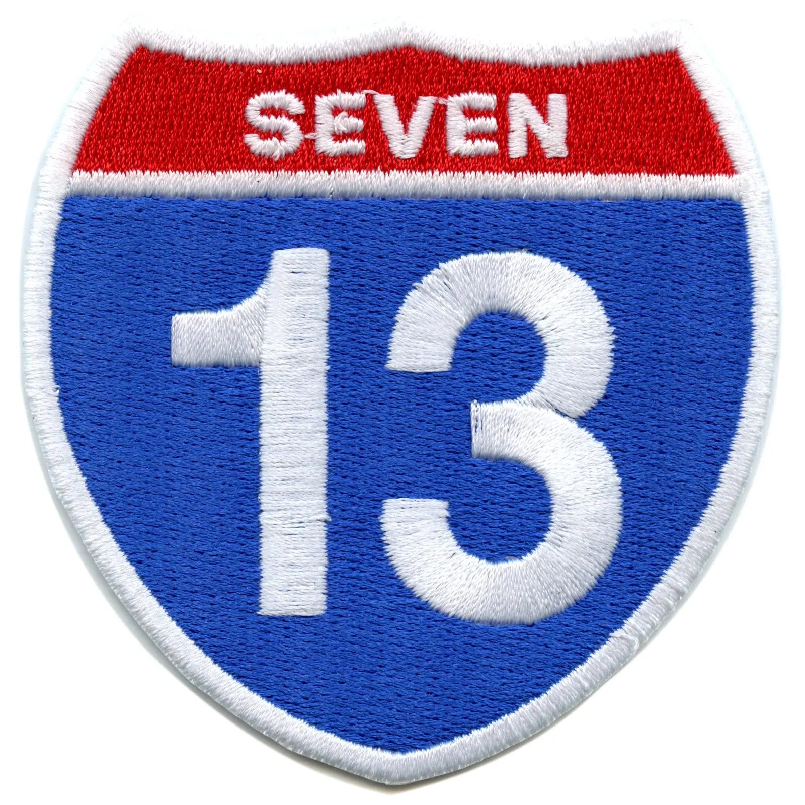 Houston 713 Road Sign Embroidered Iron On Patch - Image 2