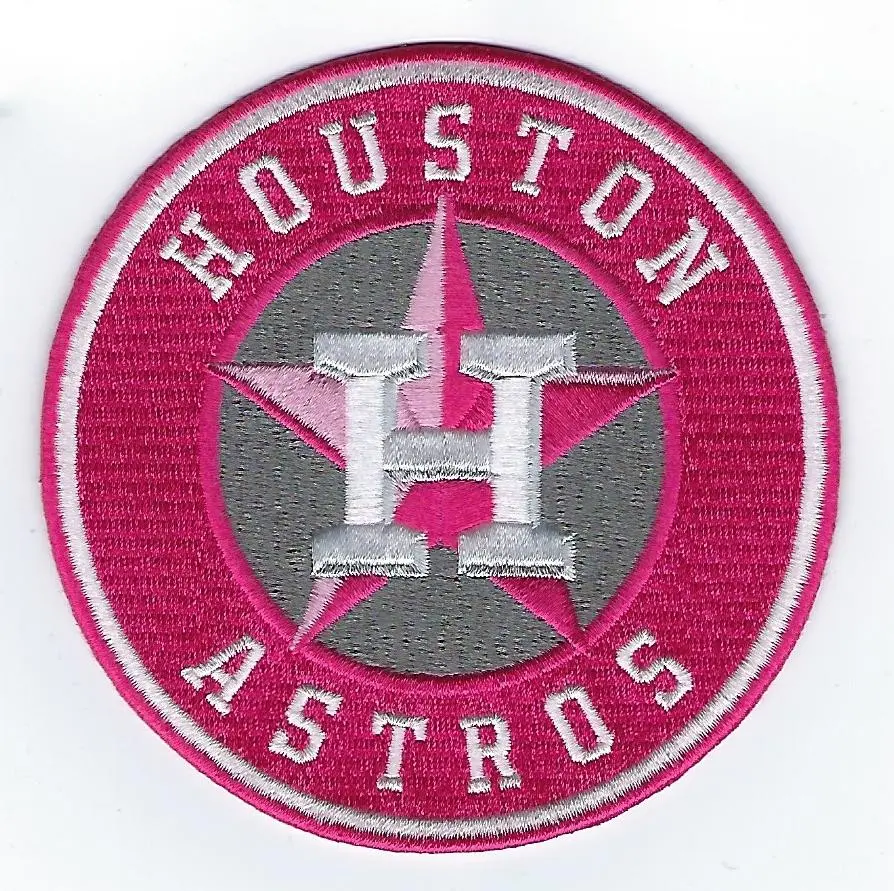 Houston Astros Mothers Day Pink Sleeve Jersey Patch