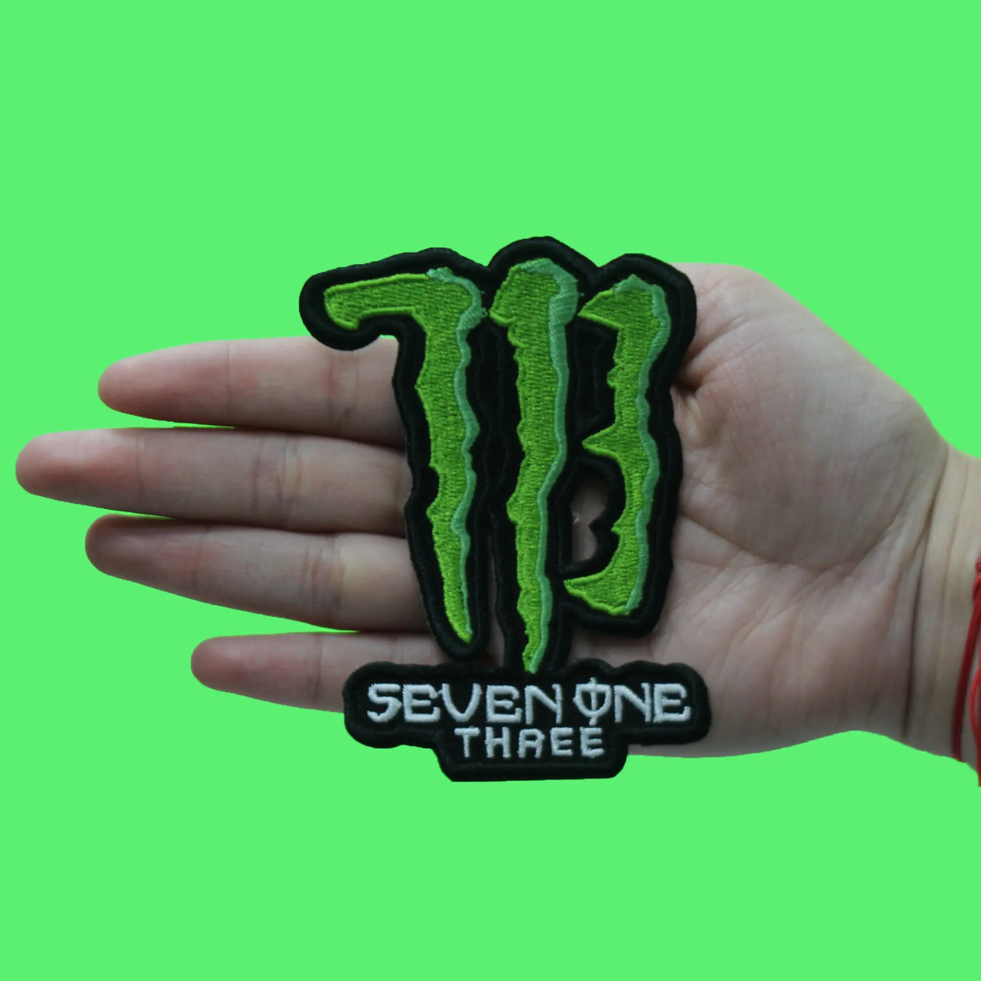 Houston Seven One Three Patch Trill Energy Drink Embroidered Iron On - Image 3