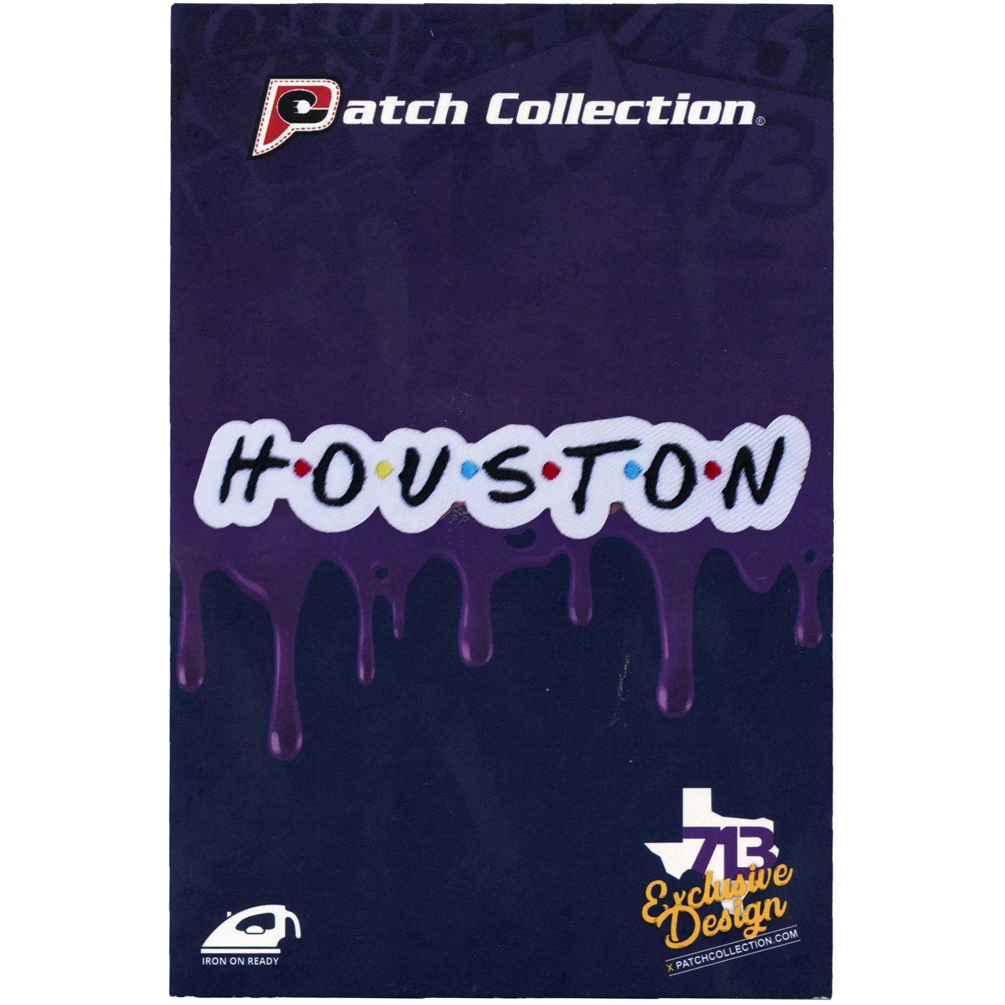 Houston Sitcom Parody Patch 90s TV Show Embroidered Iron On