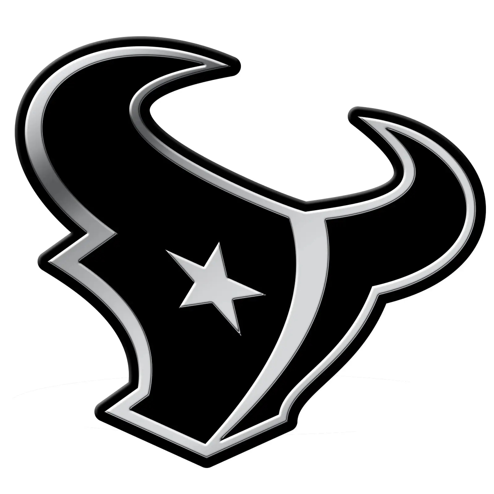 Houston Texans Car 3D Chrome Auto Emblem (RICO)