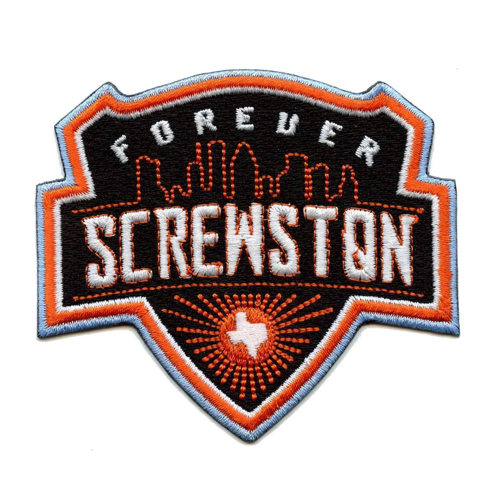 Houston Texas Forever Screwston Soccer Parody Iron On Patch - Image 2