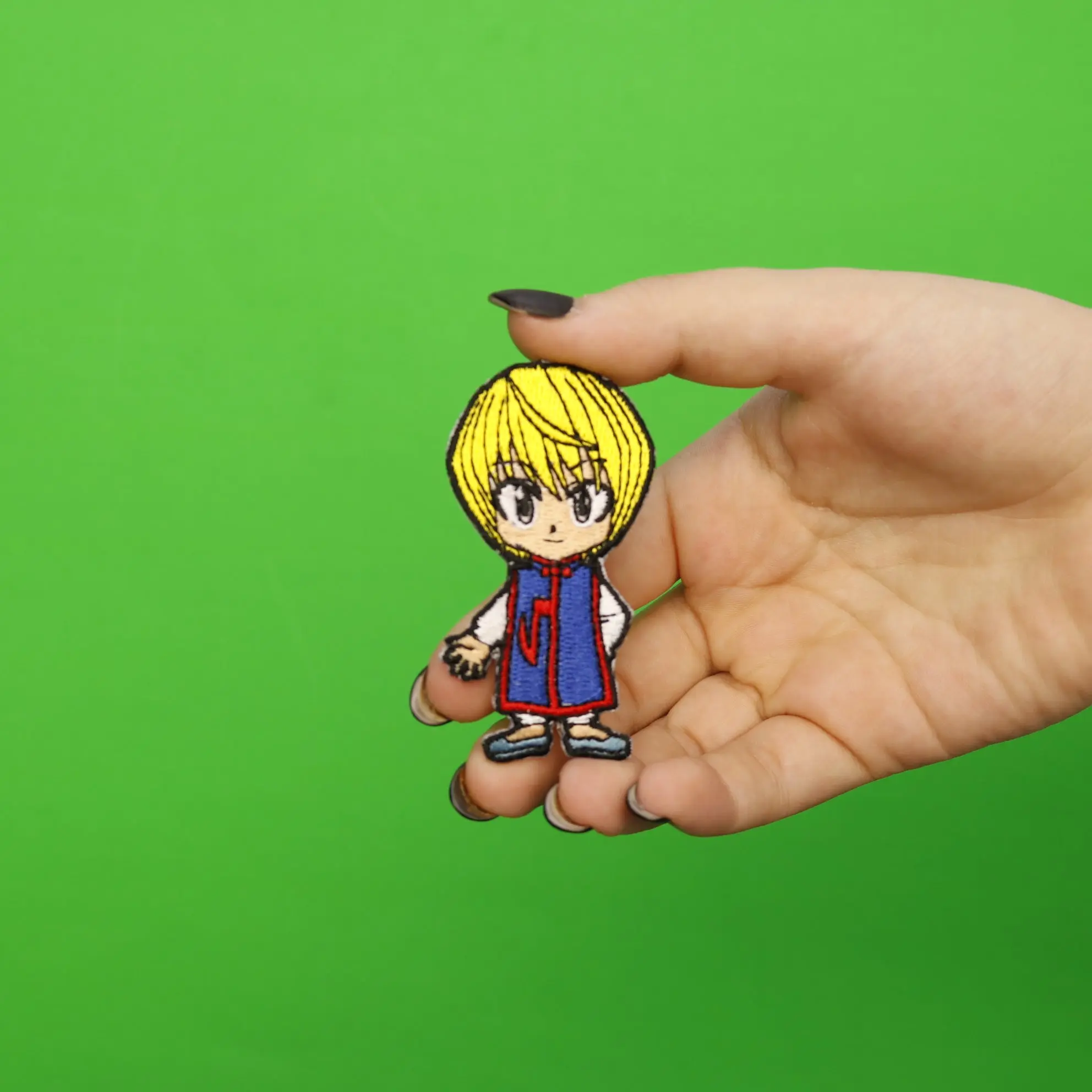 HunterXHunter Anime Kurapika Full Body Embroidered Iron On Patch - Image 2