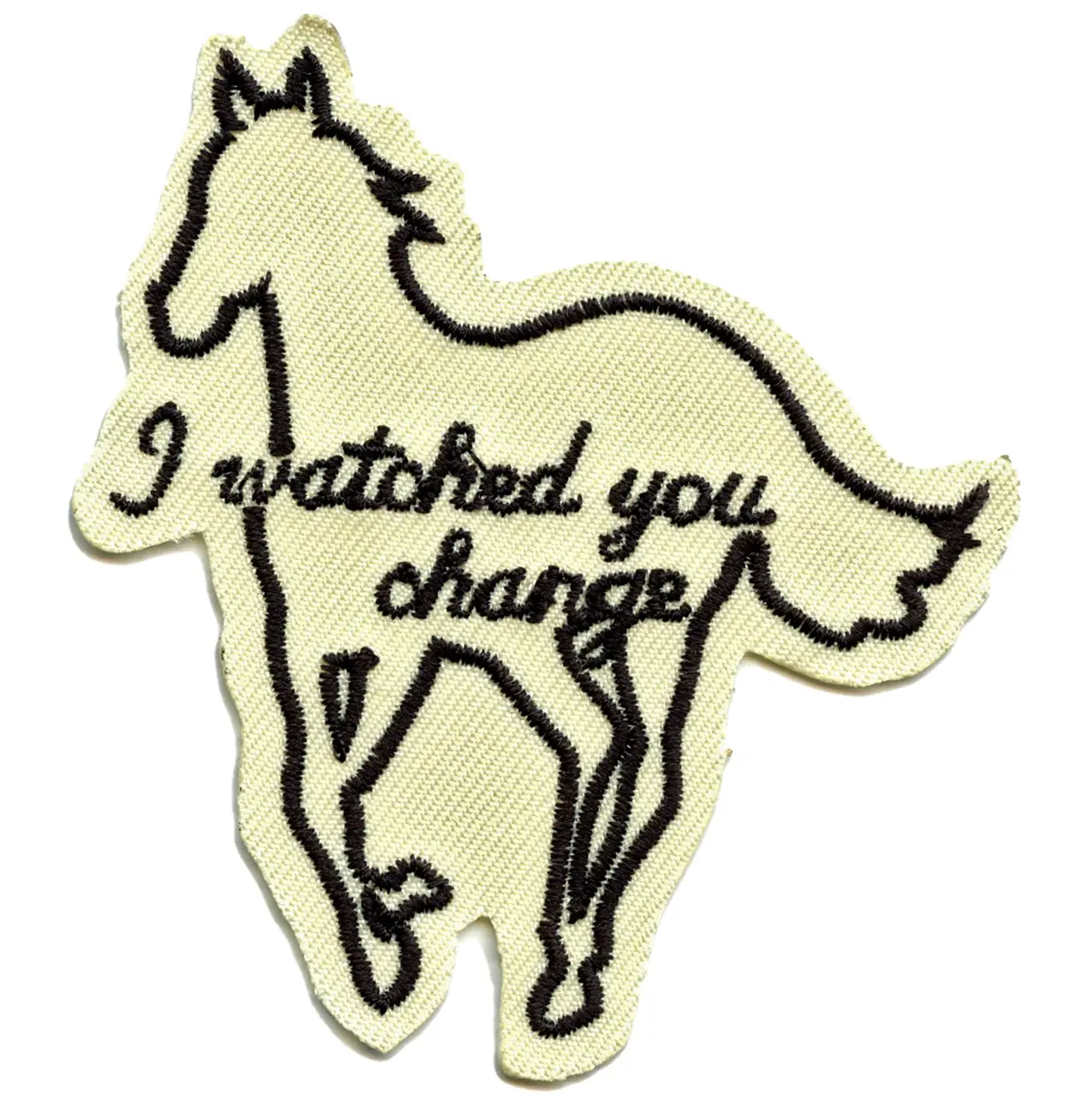 I Watched You Change Patch NuMetal Rock Band Embroidered Iron On