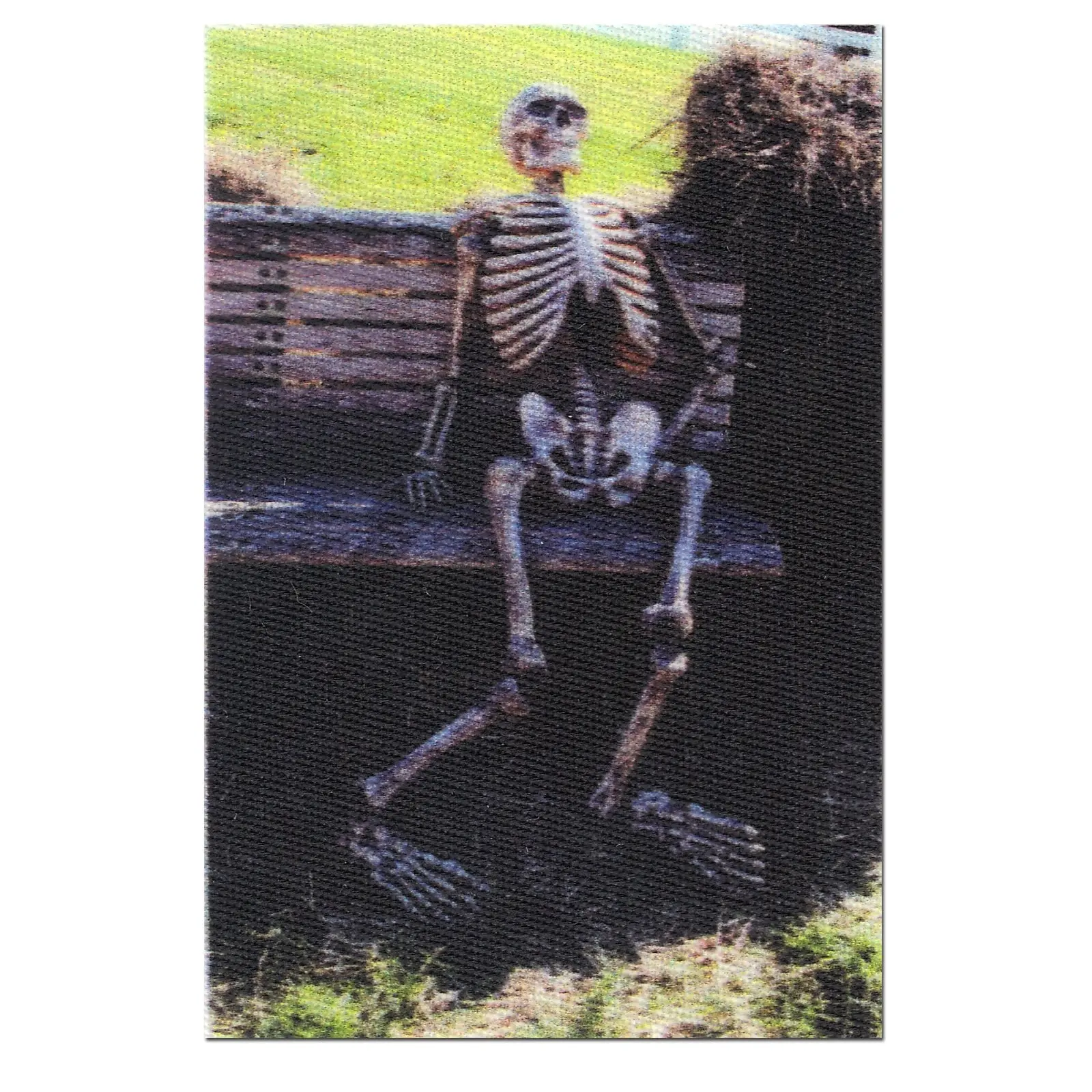 Skeleton I'm Dead LOL Sitting Motif Iron On FotoPatch