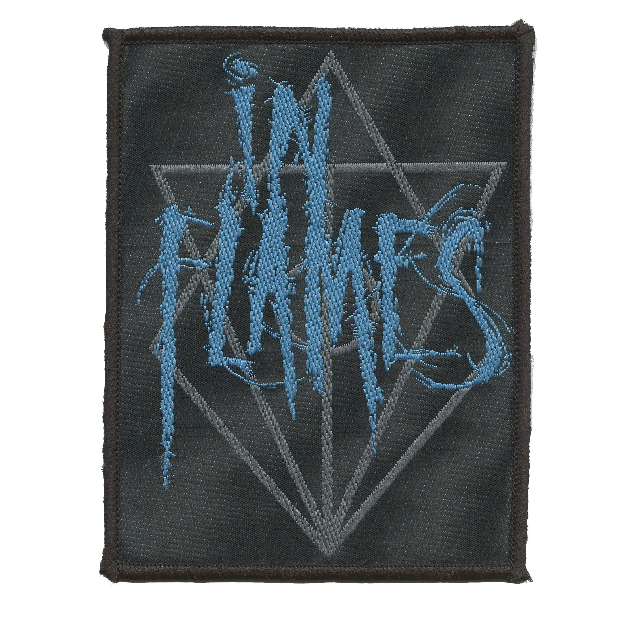 In Flames Band Patch  Heavy Metal Scratched Logo Woven Iron On