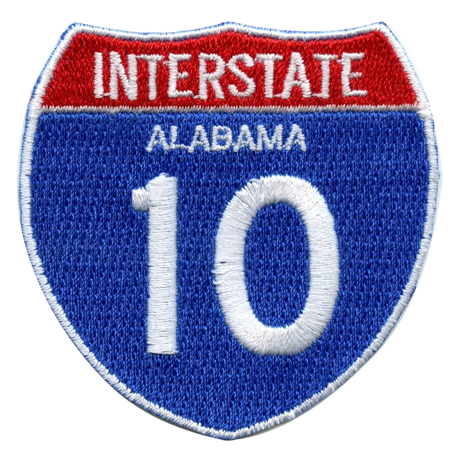 Interstate 10 I-10 Road Sign Embroidered Iron On Patch - Image 4