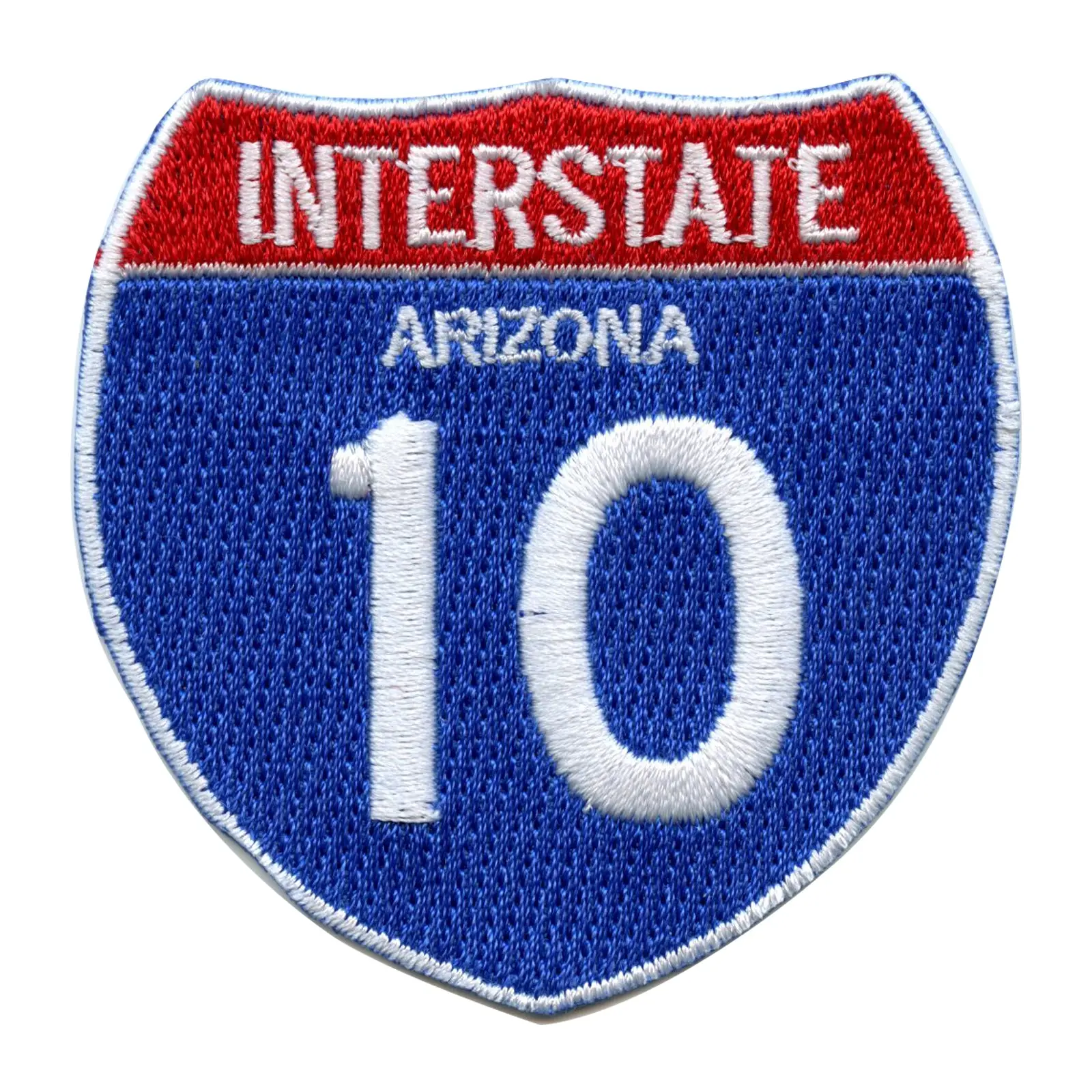 Interstate 10 I-10 Road Sign Embroidered Iron On Patch - Image 5