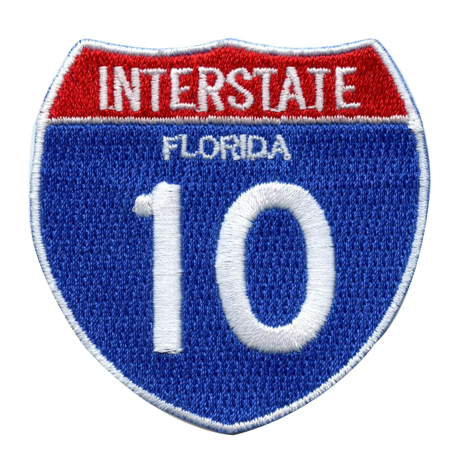 Interstate 10 I-10 Road Sign Embroidered Iron On Patch - Image 6