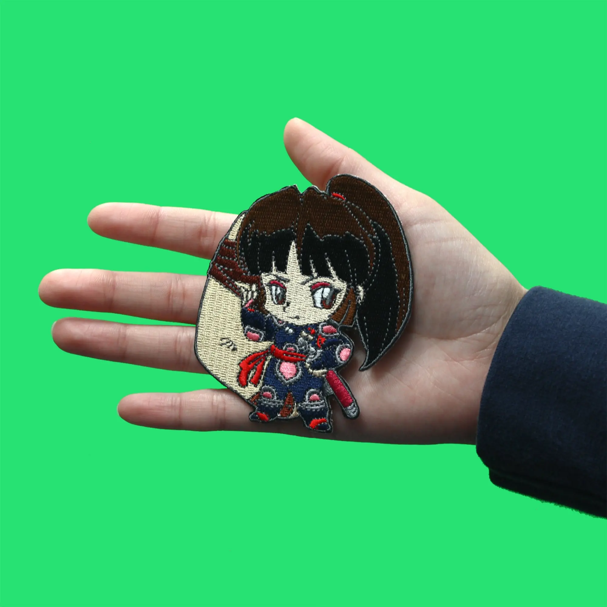 Inuyasha Sango With Boomerang Patch Full Body Anime Embroidered Iron On - Image 2