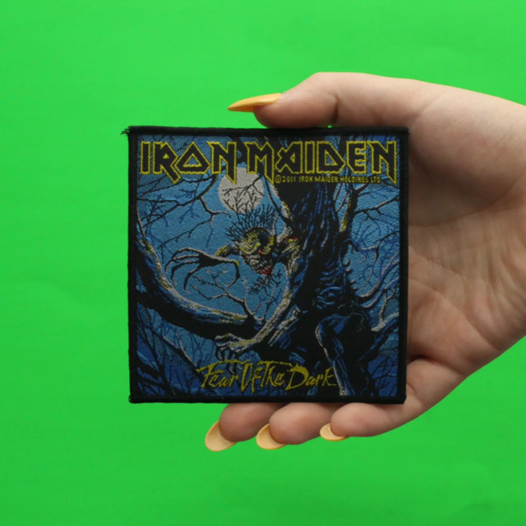Iron Maiden Fear Of The Dark Woven Sew On Patch - Image 2