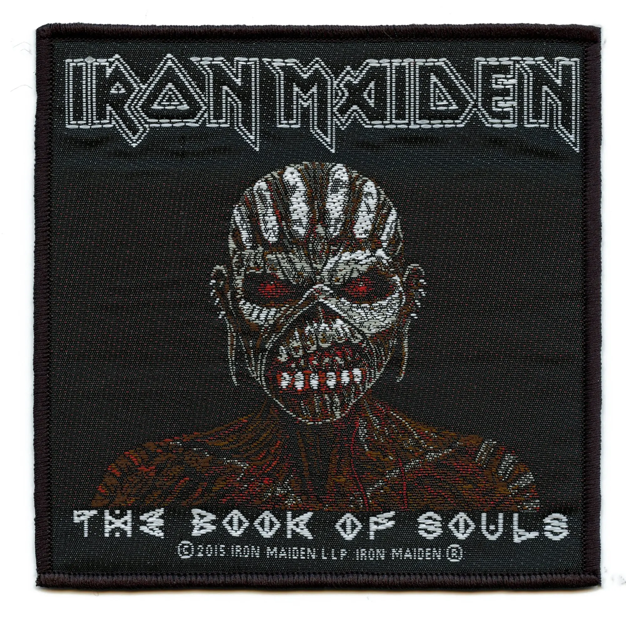 Iron Maiden The Book Of Souls Woven Sew On Patch