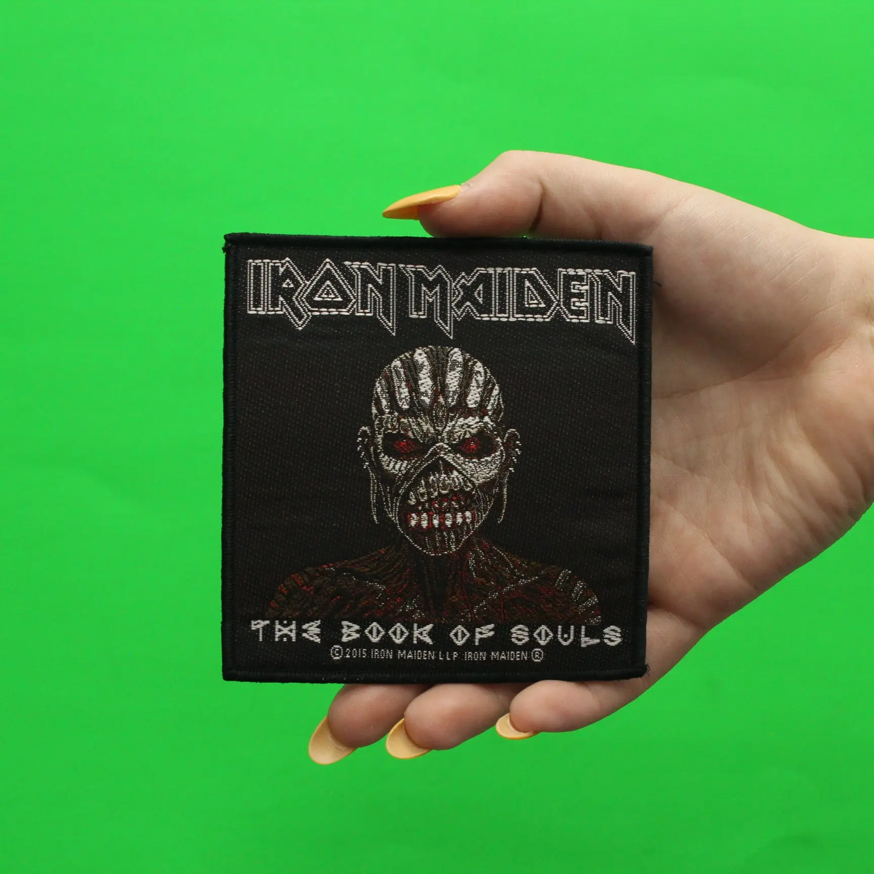 Iron Maiden The Book Of Souls Woven Sew On Patch - Image 2