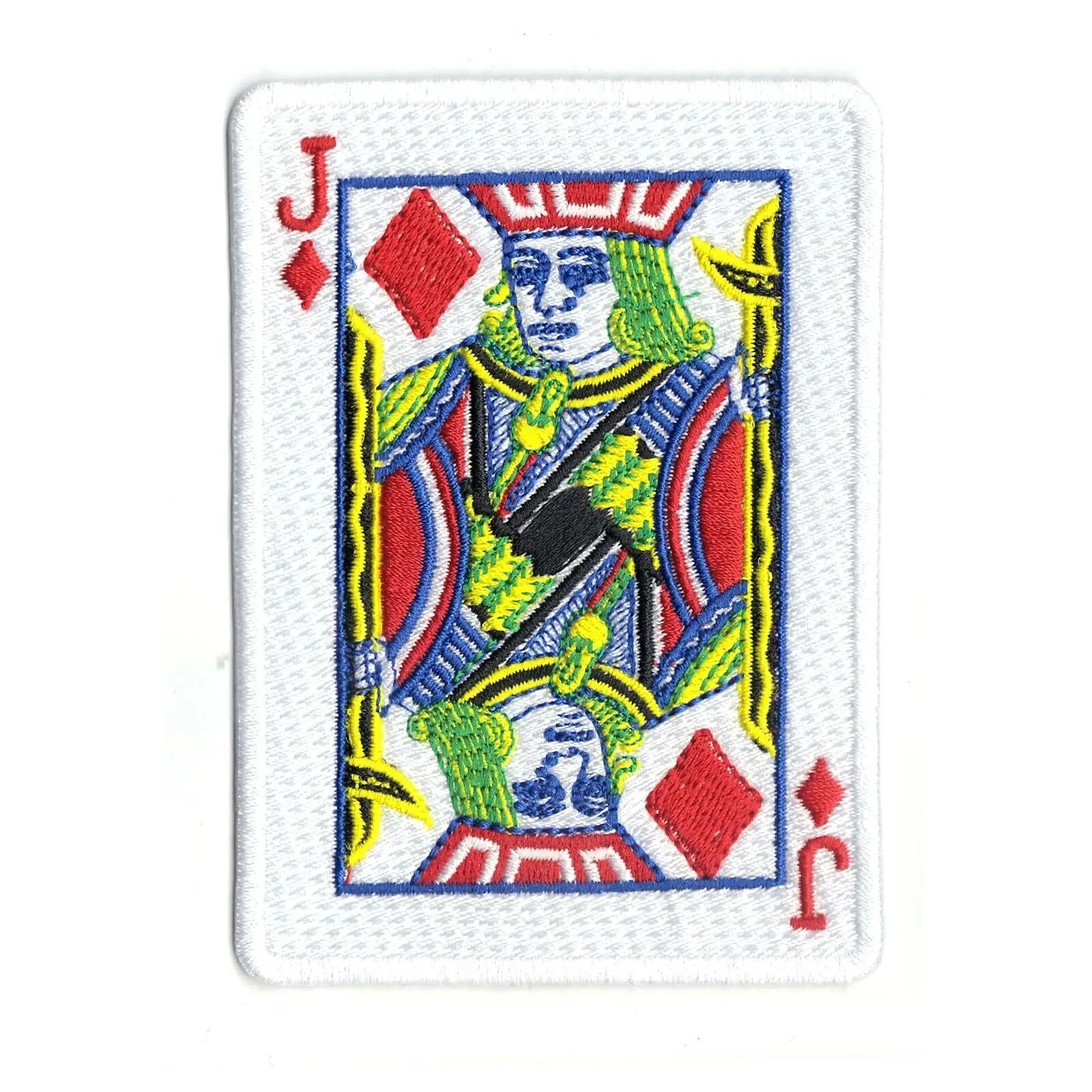 Jack Of Diamonds Card FotoPatch ALTGame Deck Embroidered Iron On