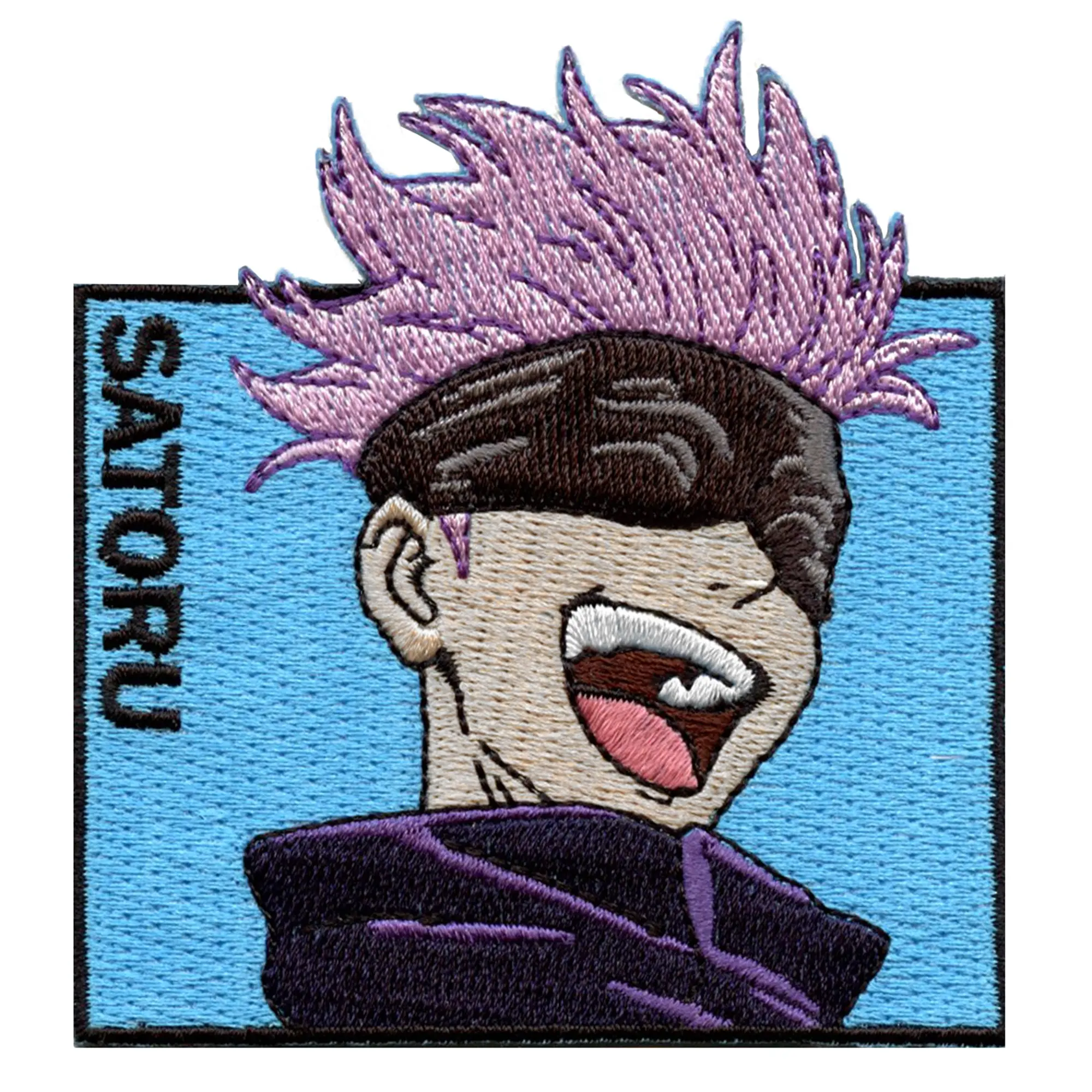 Jujutsu Kaisen Satoru Patch High School Blindfold Embroidered Iron On