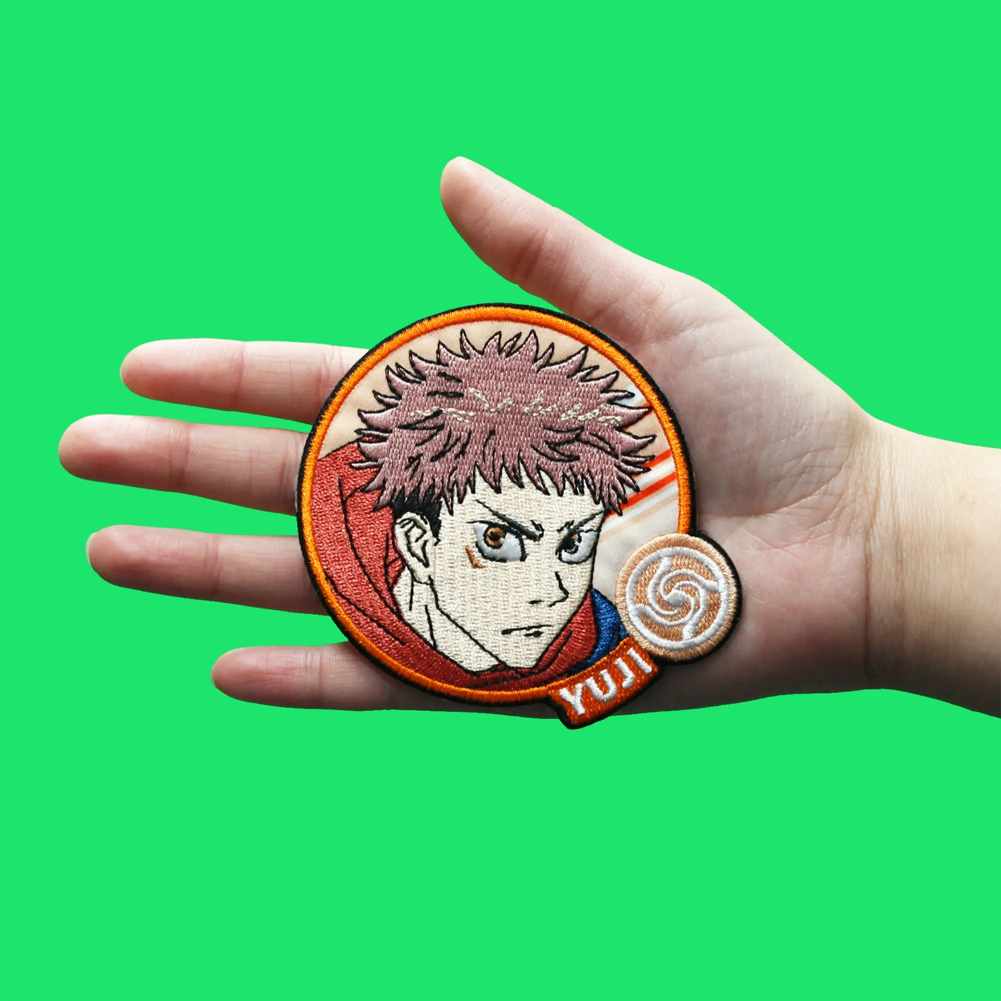 Jujutsu Kaisen Yuji Itadori Patch Demon Fight School Embroidered Iron On - Image 2