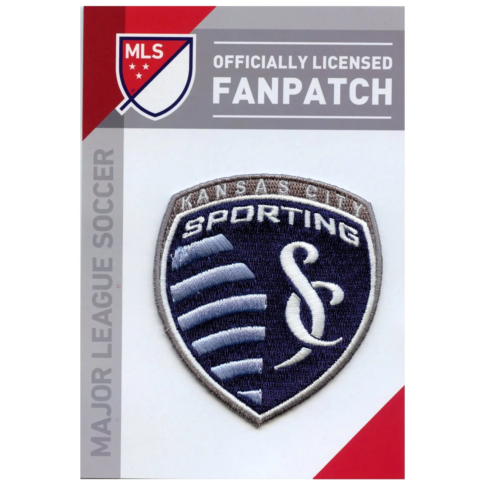 Kansas City Sporting Primary Team Crest Embroidered Jersey Patch