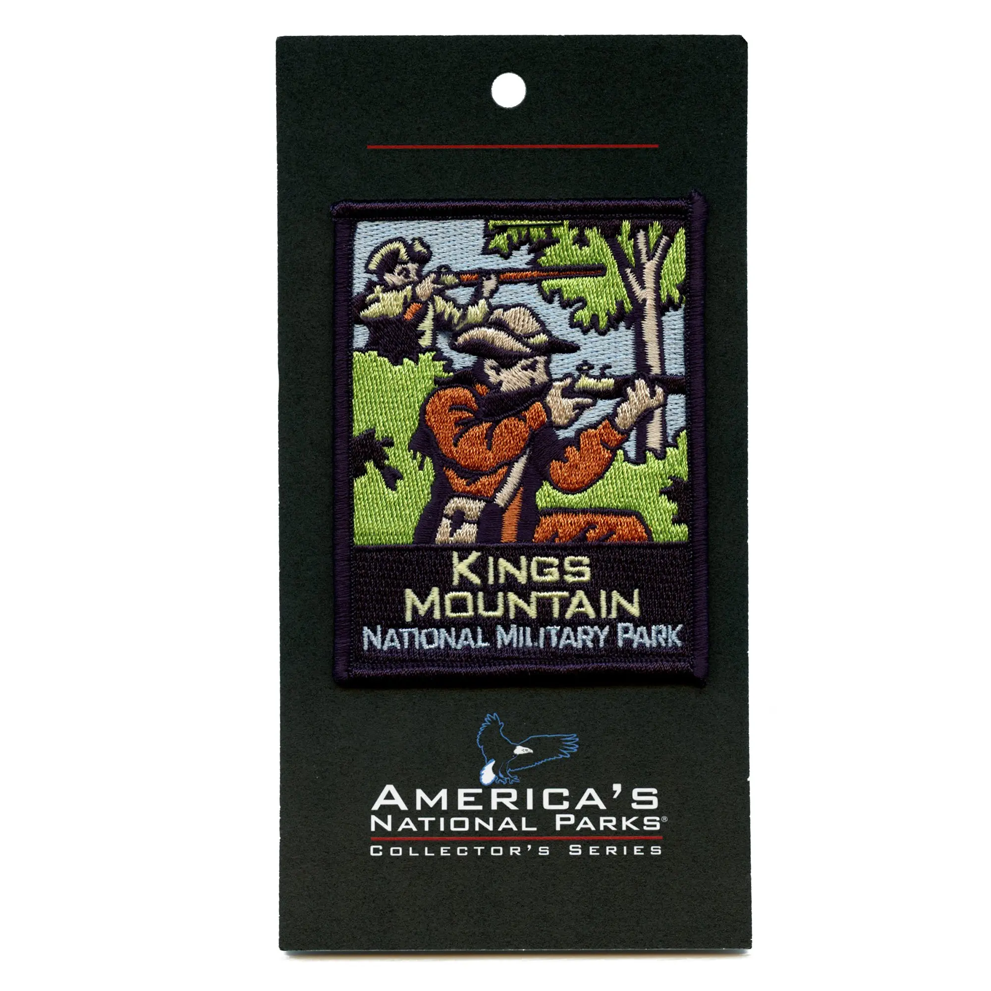 Kings Mountain Military Park Patch South Carolina Landmarks Embroidered Iron On - Image 2