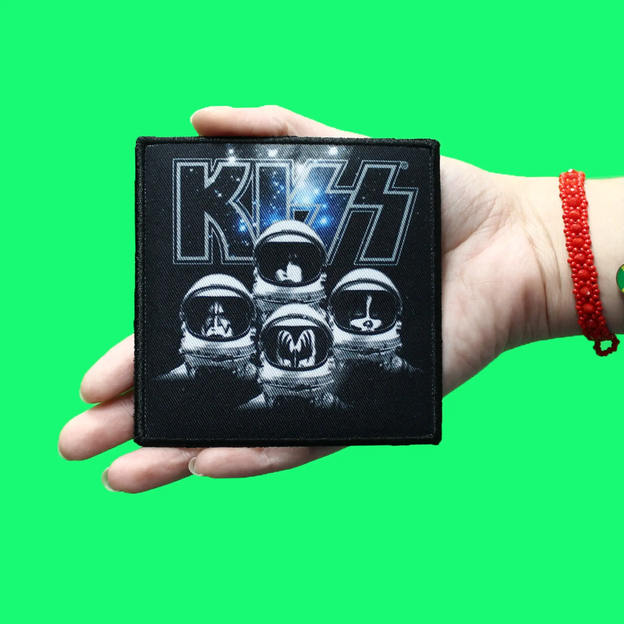 Kiss Astronaut Album Cover Patch 70s Rock Sublimated Iron On - Image 2