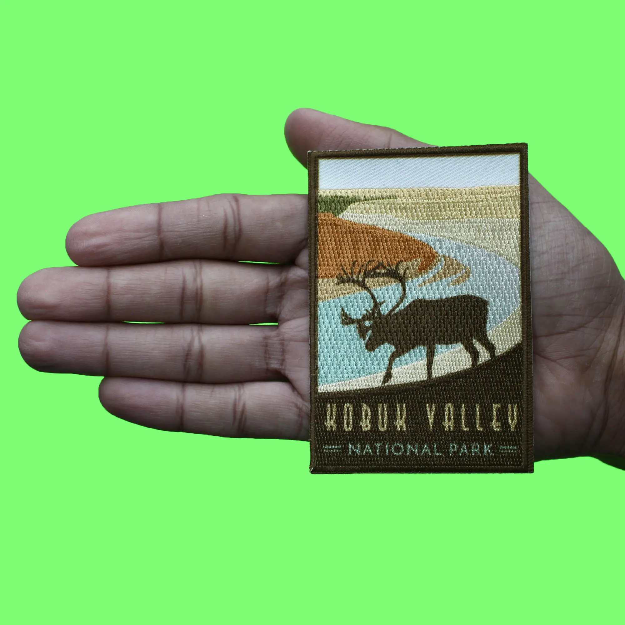 Kobuk Valley Alaska Patch Arctic Region National Park Sublimated Iron On - Image 3