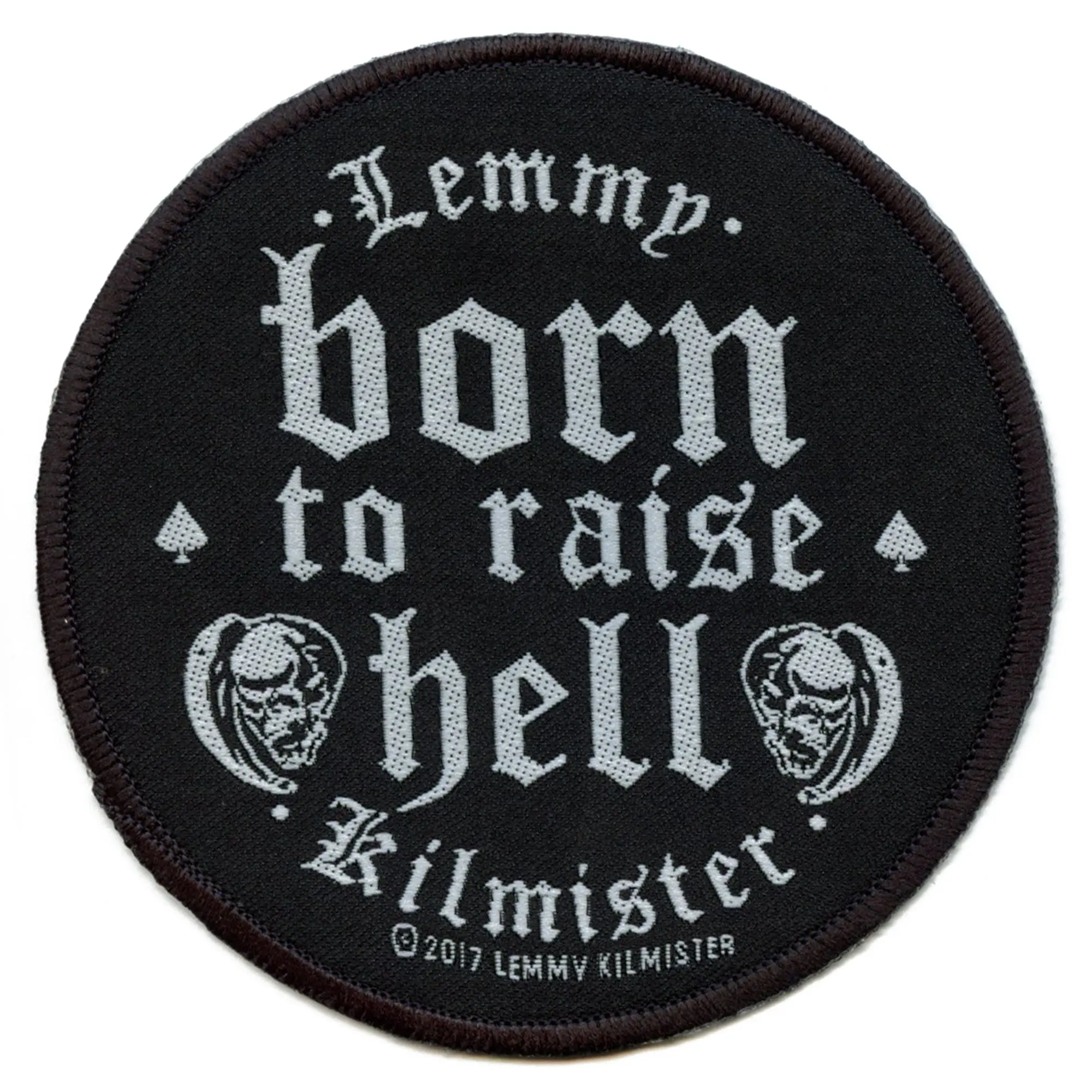 Lemmy Kilmister Born To Raise Hell Patch Motorhead Rock Legend Woven Sew On