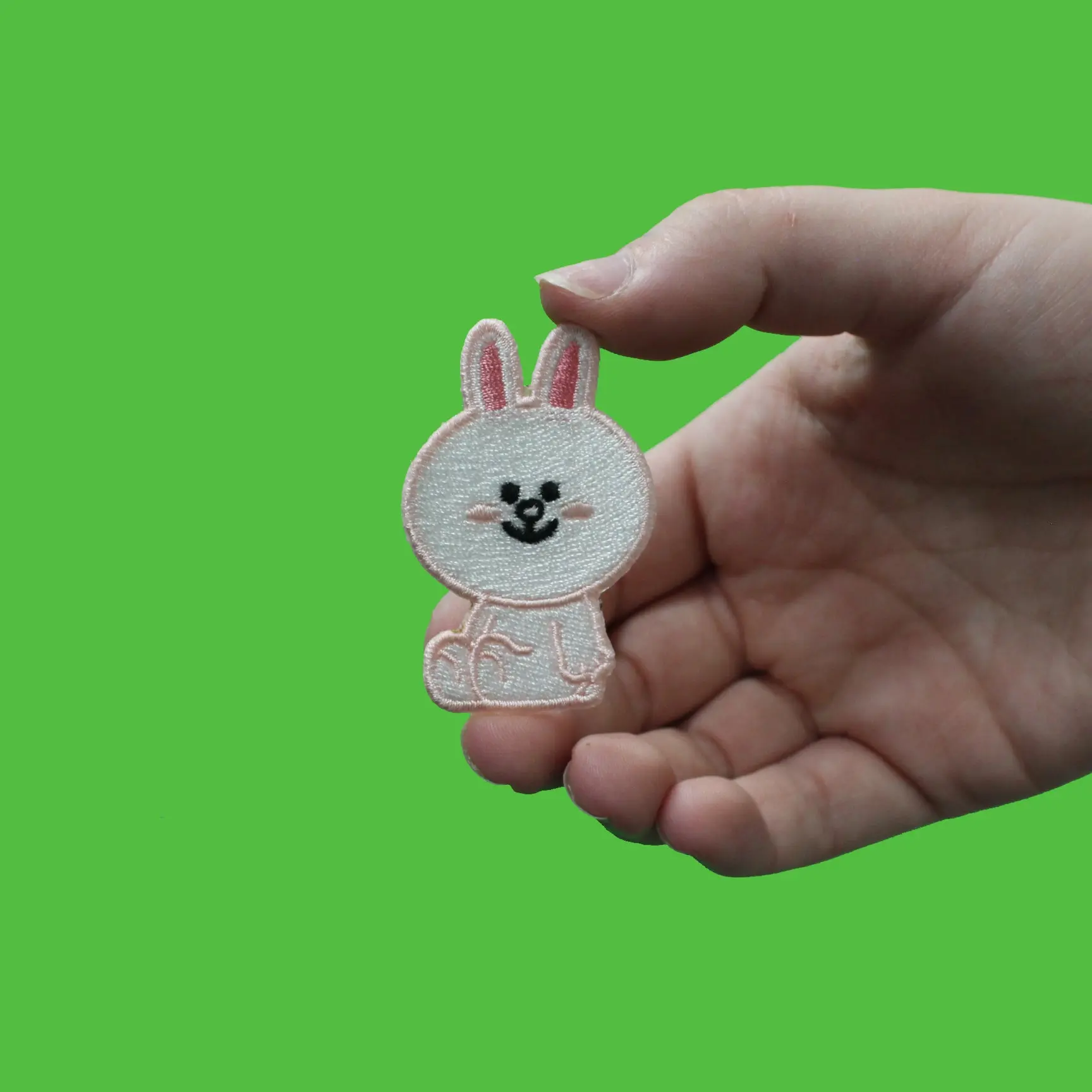 Line Friends Bunny Cony Full Body Embroidered Iron On Patch - Image 2