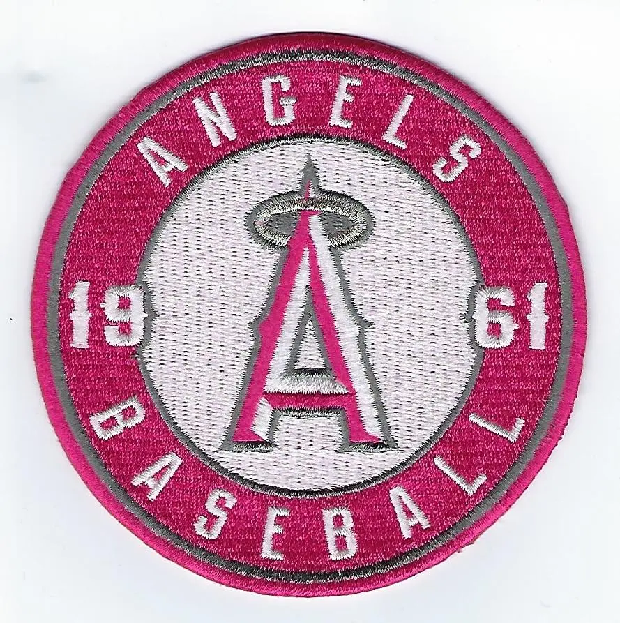 Los Angeles Angels Mothers Day Pink Sleeve Jersey Patch