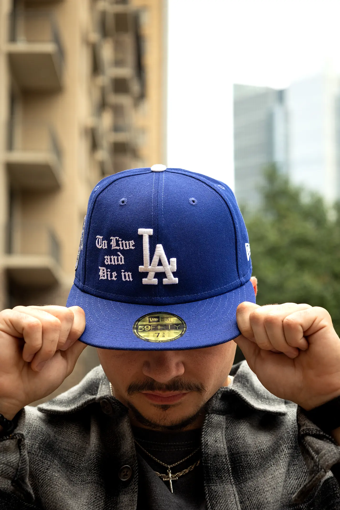 Los Angeles Dodgers Hat 'To Live and Die LA' - Image 4