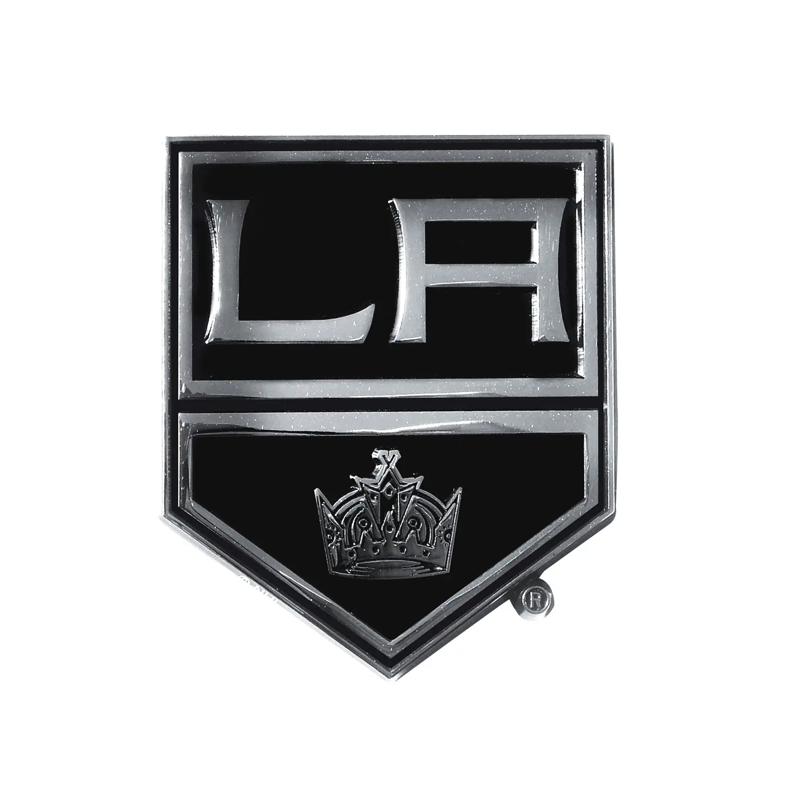 Los Angeles Kings Auto Metal Emblem Chrome