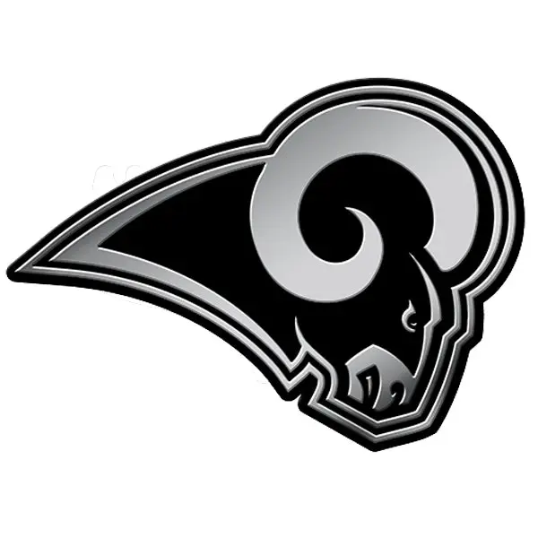 Los Angeles Rams 3D Chrome Auto Emblem SLS