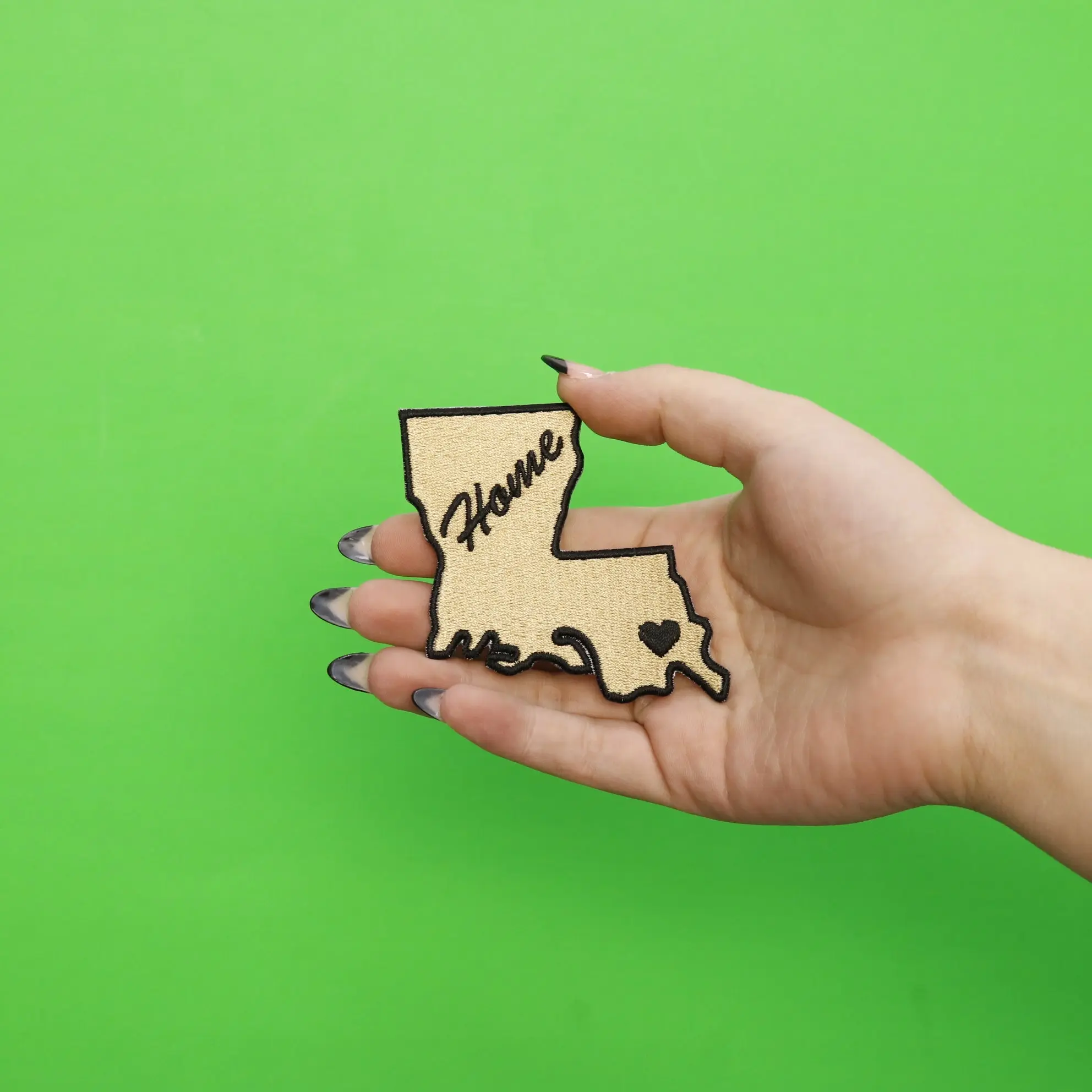 Louisiana Home State Embroidered Iron On Patch - Image 4