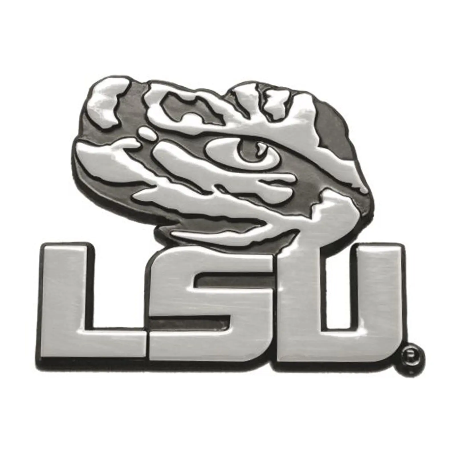 LSU Tigers Premium Solid Metal Auto Emblem
