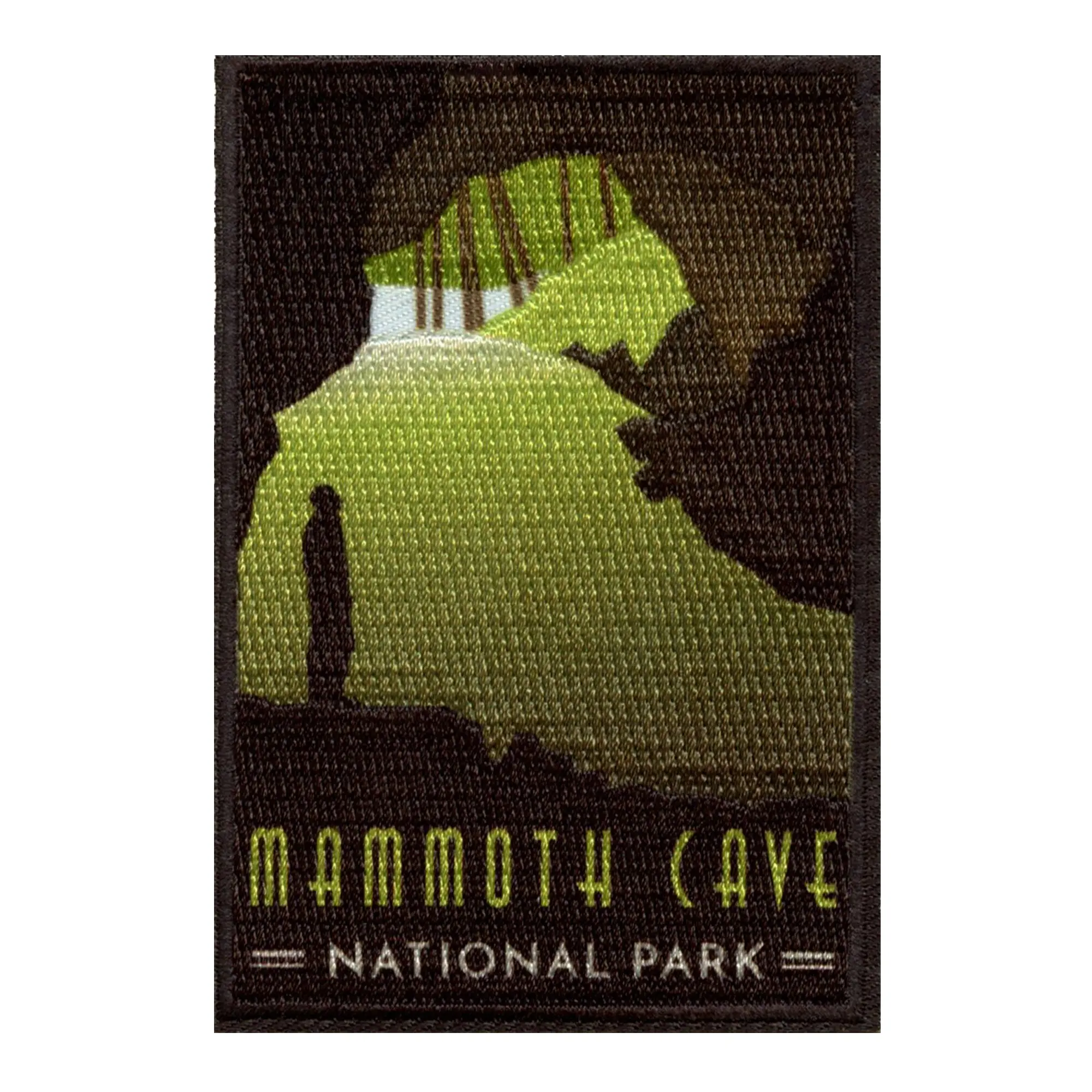 Mammoth Cave National Park Trailblazer Patch Travel Kentucky Flint Ridge Sublimated Iron On