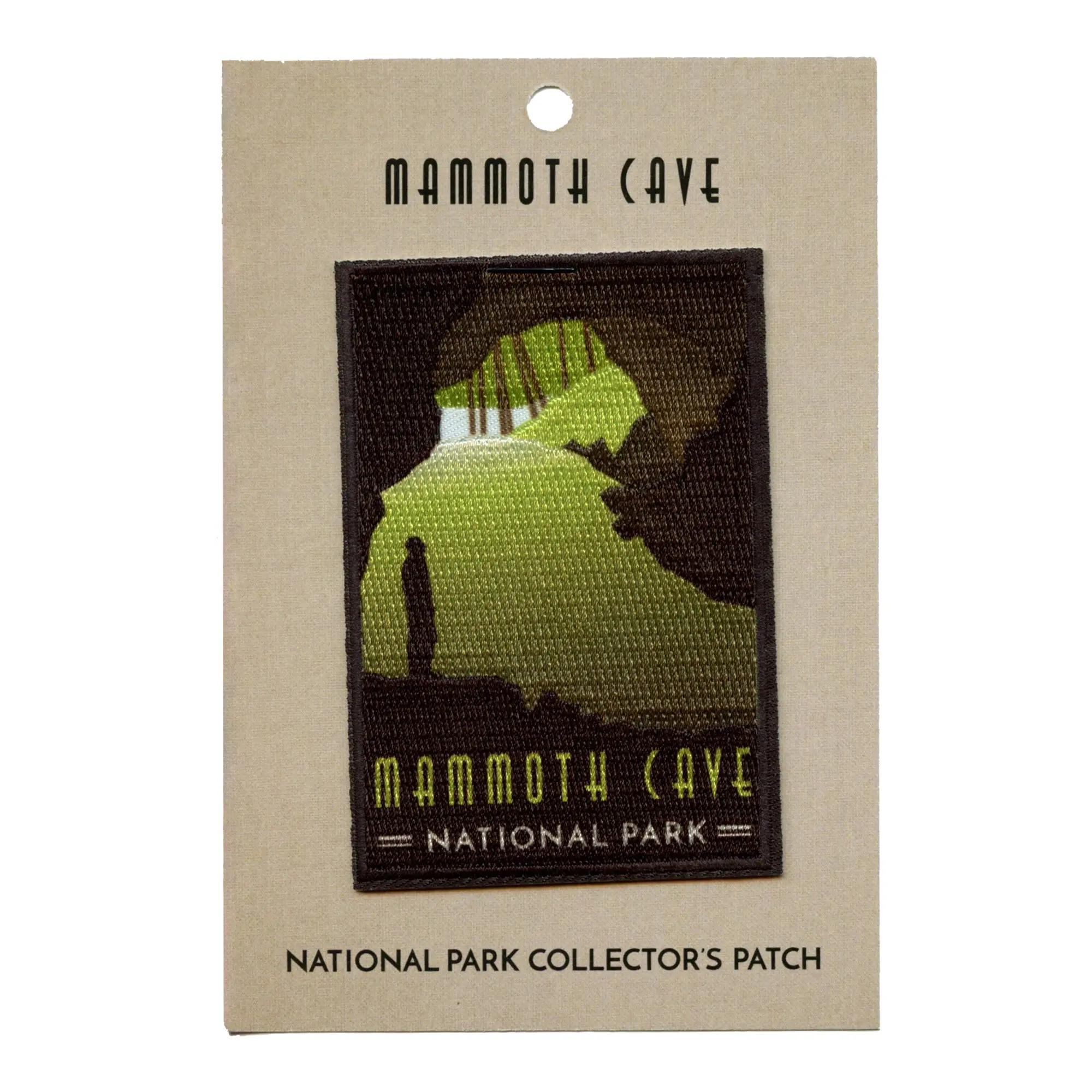 Mammoth Cave National Park Trailblazer Patch Travel Kentucky Flint Ridge Sublimated Iron On - Image 2