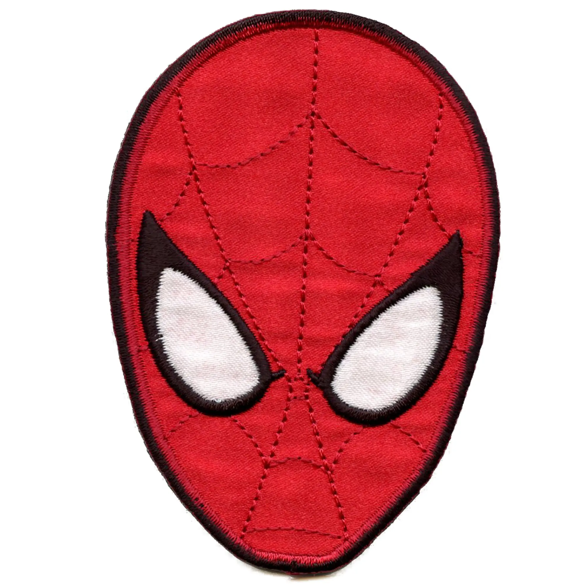 Marvel Spiderman Hero Patch Headshot Face mask Applique Embroidered Iron On