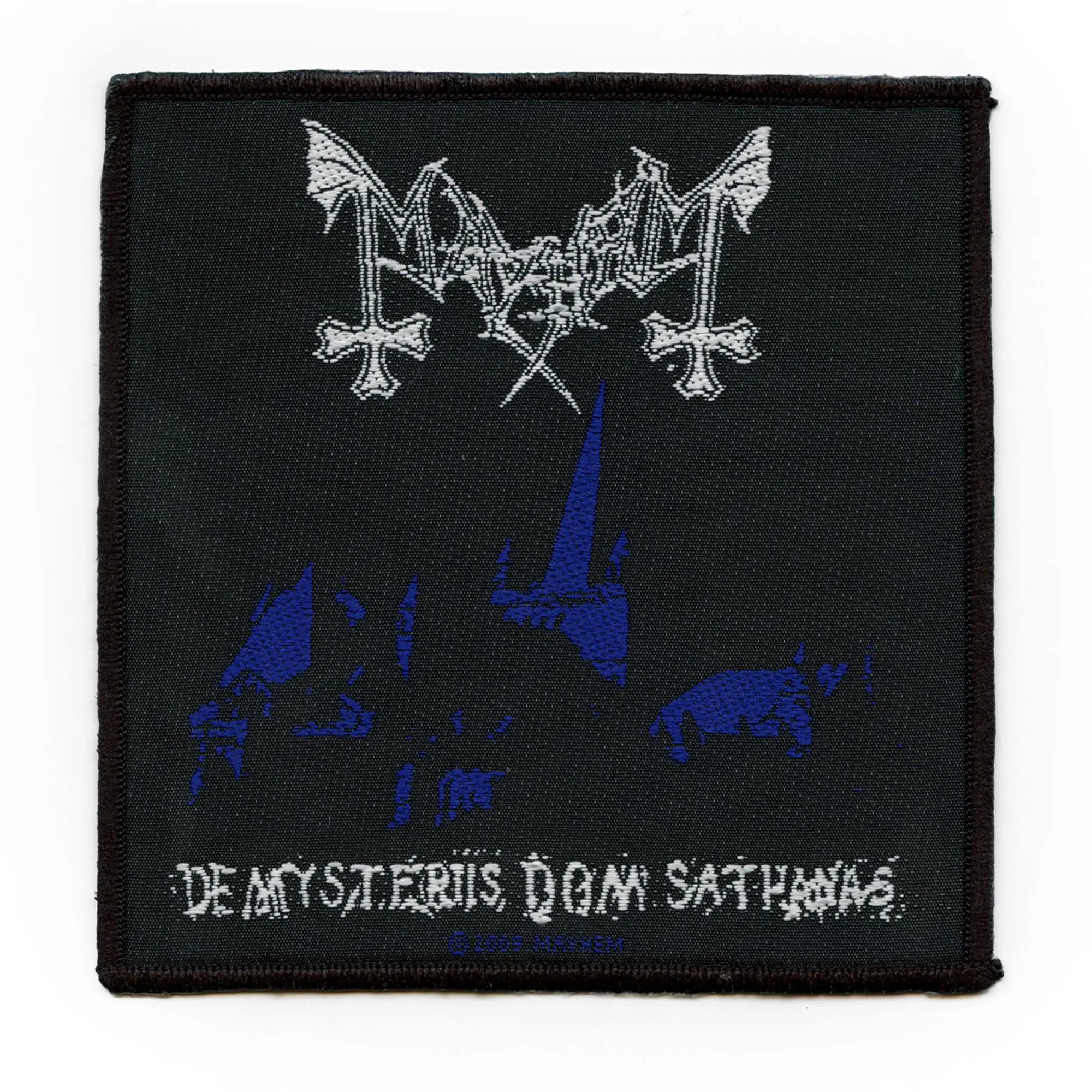 Mayhem De Mysteriis Dom Sathanas Patch Album Cover Woven Sew On