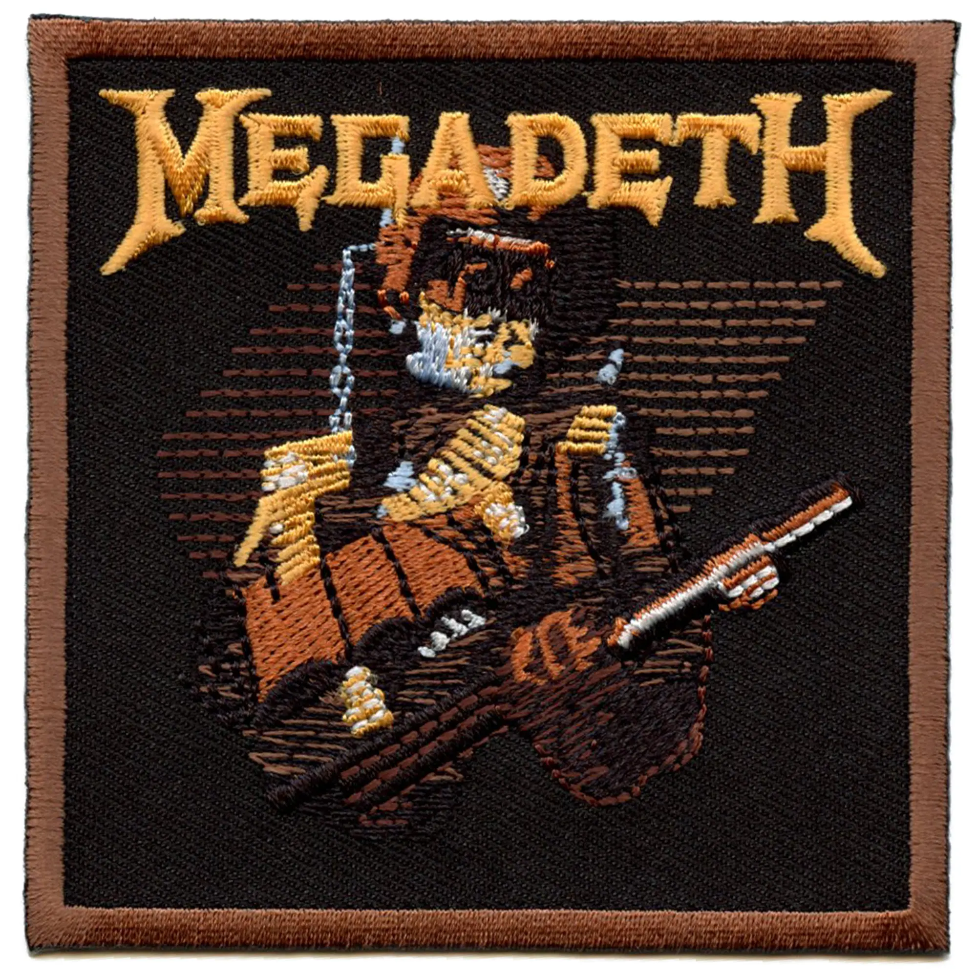 Megadeth Vic Rattlehead Patch So What Soldier Embroidered Iron On