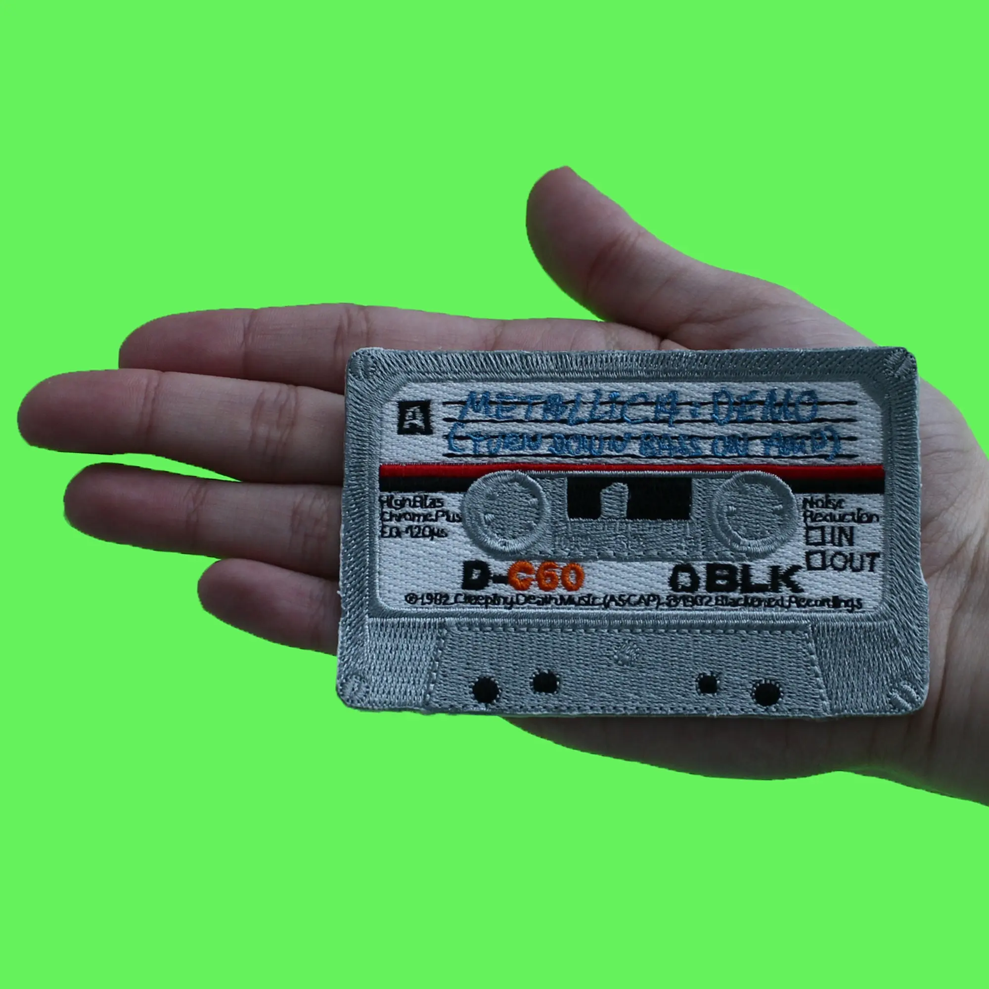 Metallica No Life 'Til Leather Patch Demo Mix Tape Embroidered Iron On - Image 2