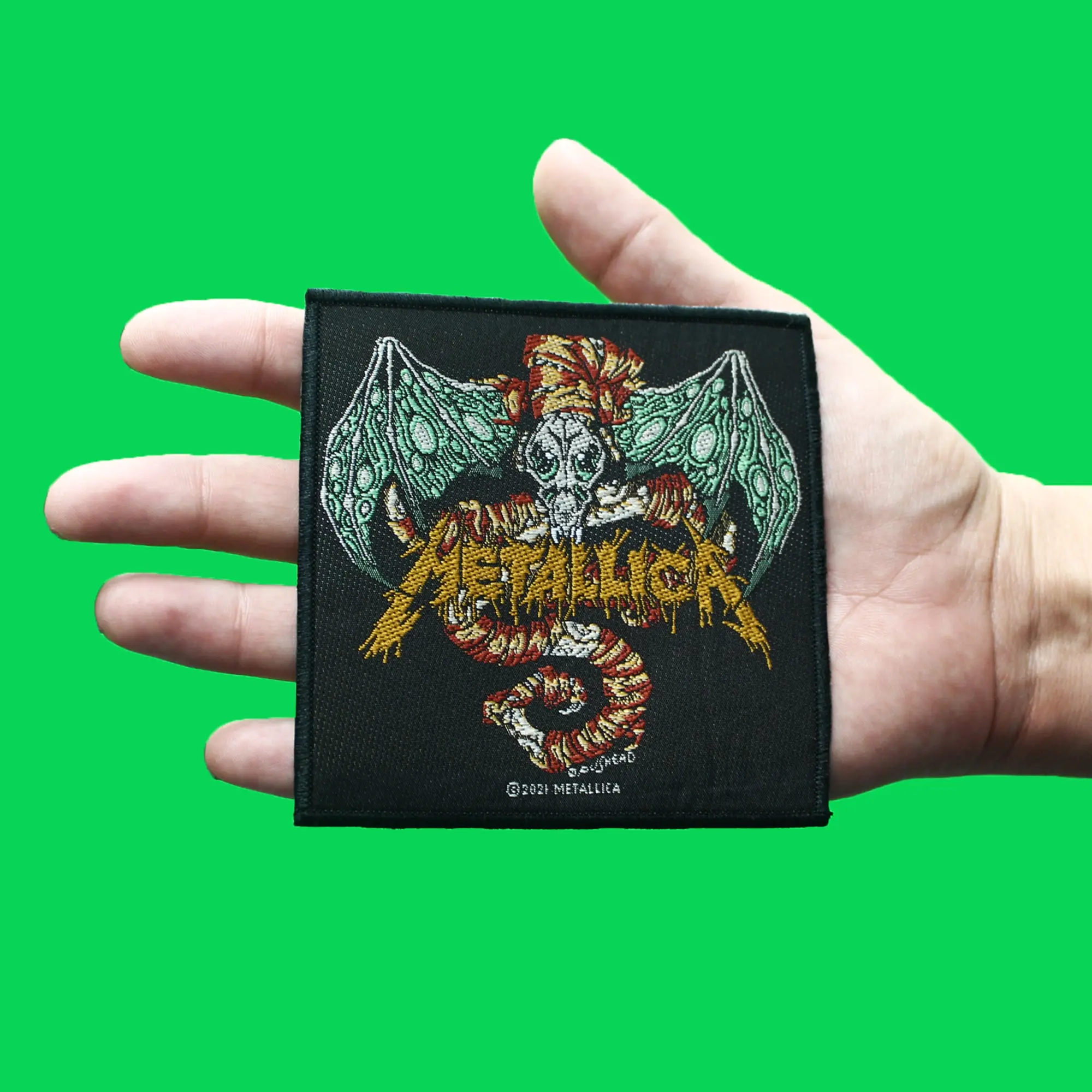 Metallica Wherever I May Roam Patch Heavy Metal Band Woven Sew On - Image 2