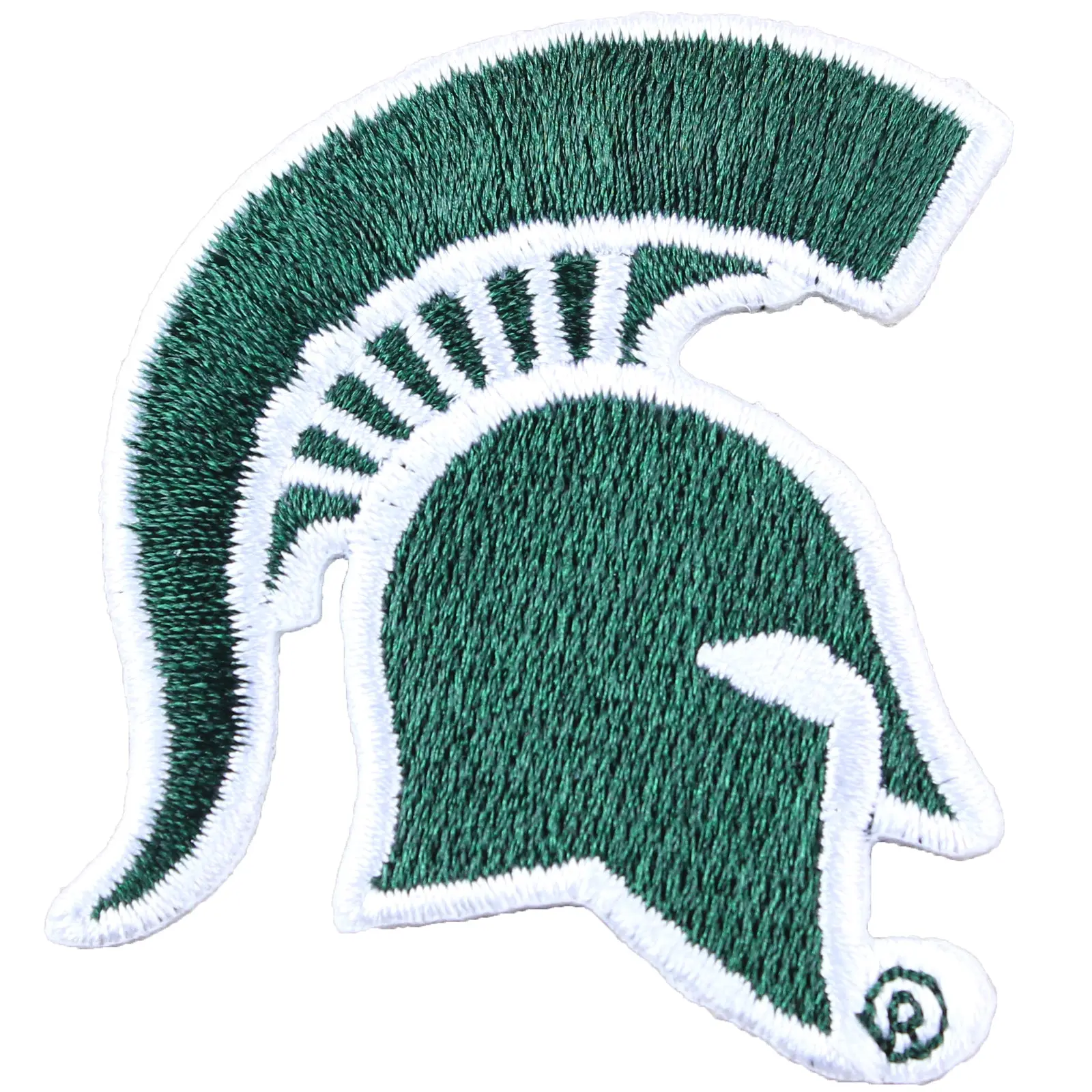 Michigan State Spartans Helmet Logo Iron On Embroidered Patch Small