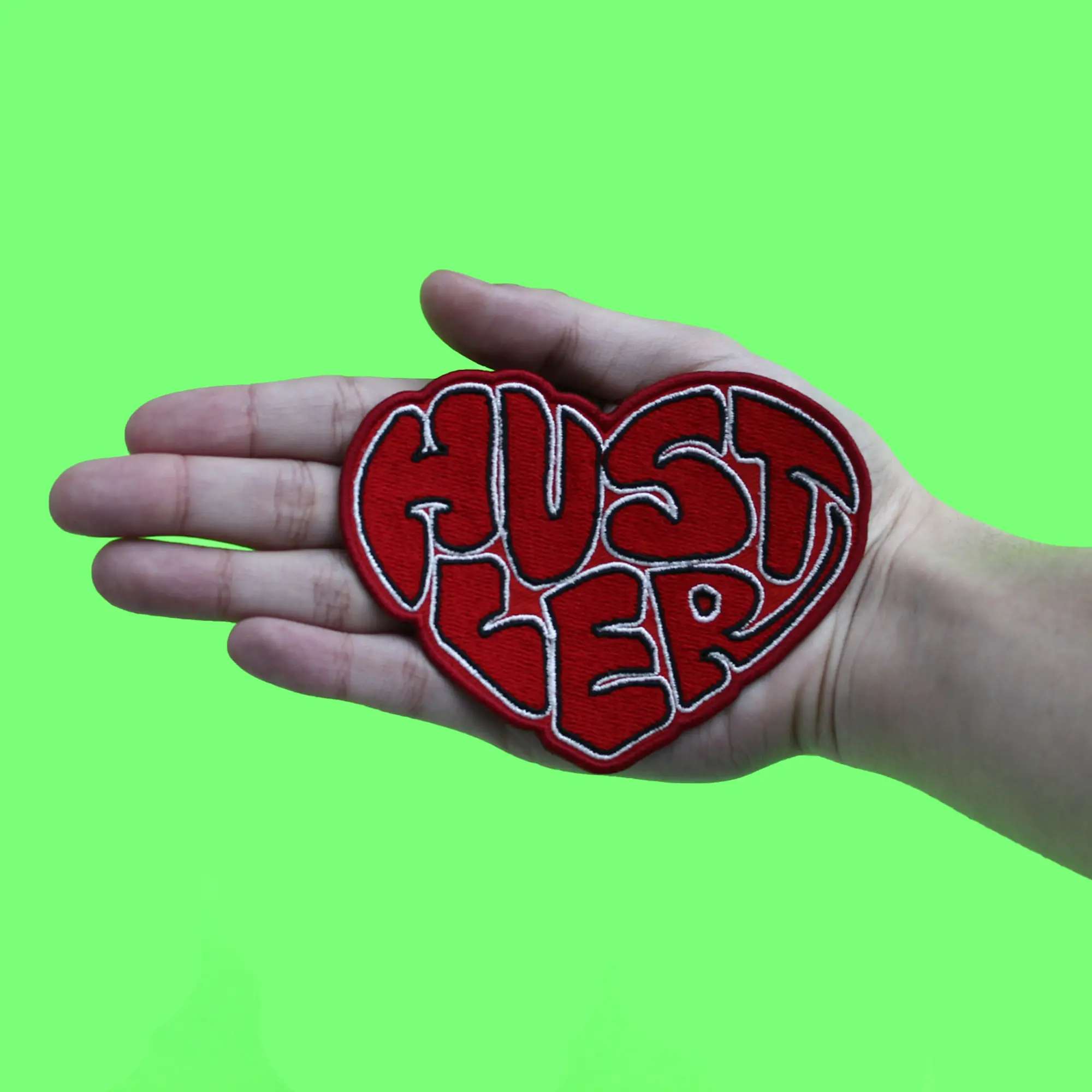 Mind Of A G & Heart Of A Hustler Patch Combo Embroidered Iron On (2 Pack) - Image 3