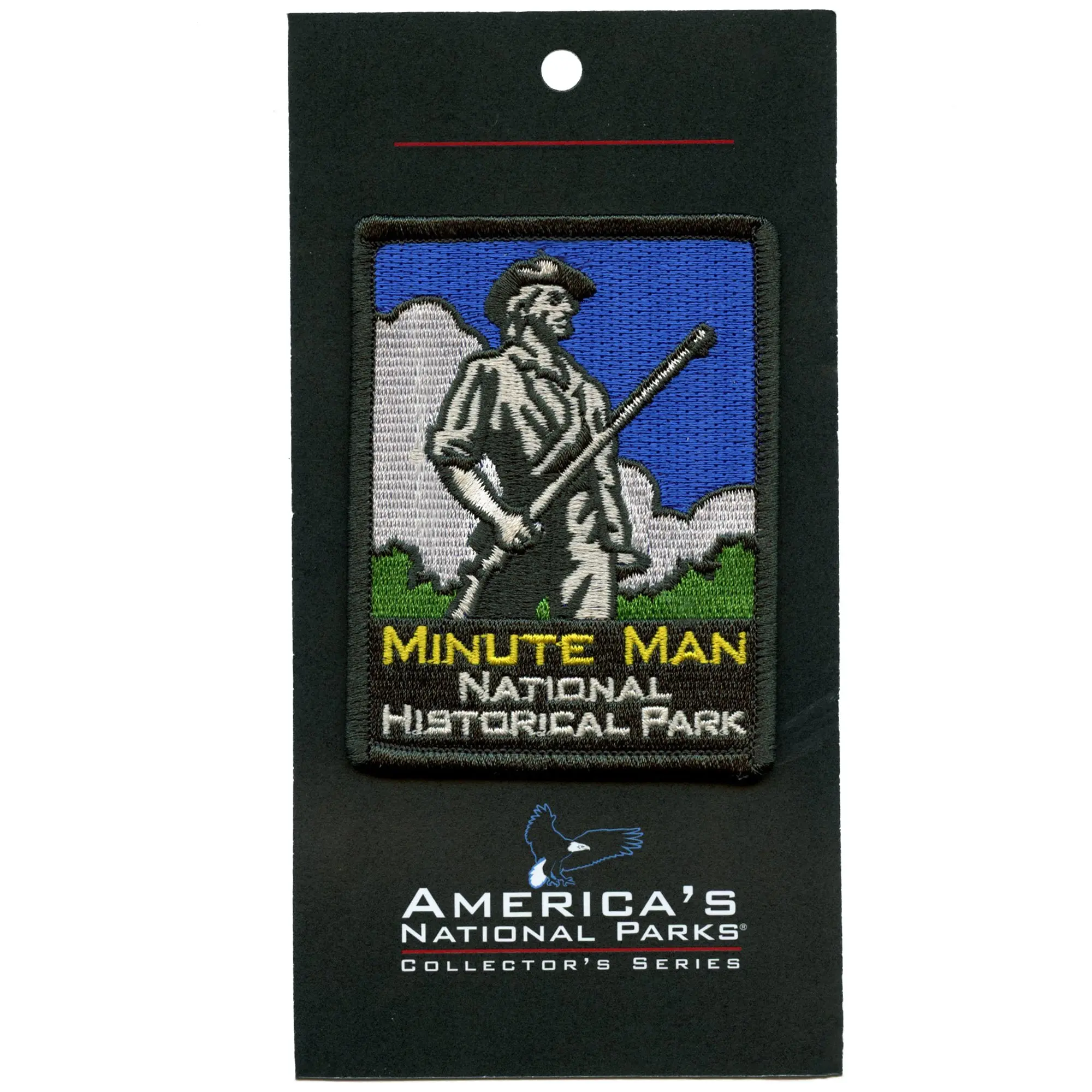 Minute Man National Historical Park Patch World Travel Massachusetts Embroidered Iron On - Image 2