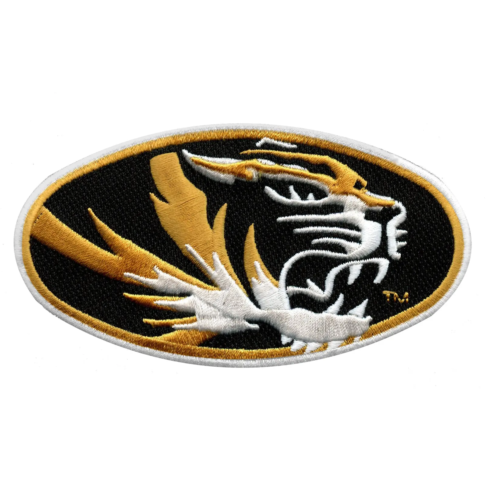 Missouri Tigers Round Logo Iron On Embroidered Iron On Patch - Image 3