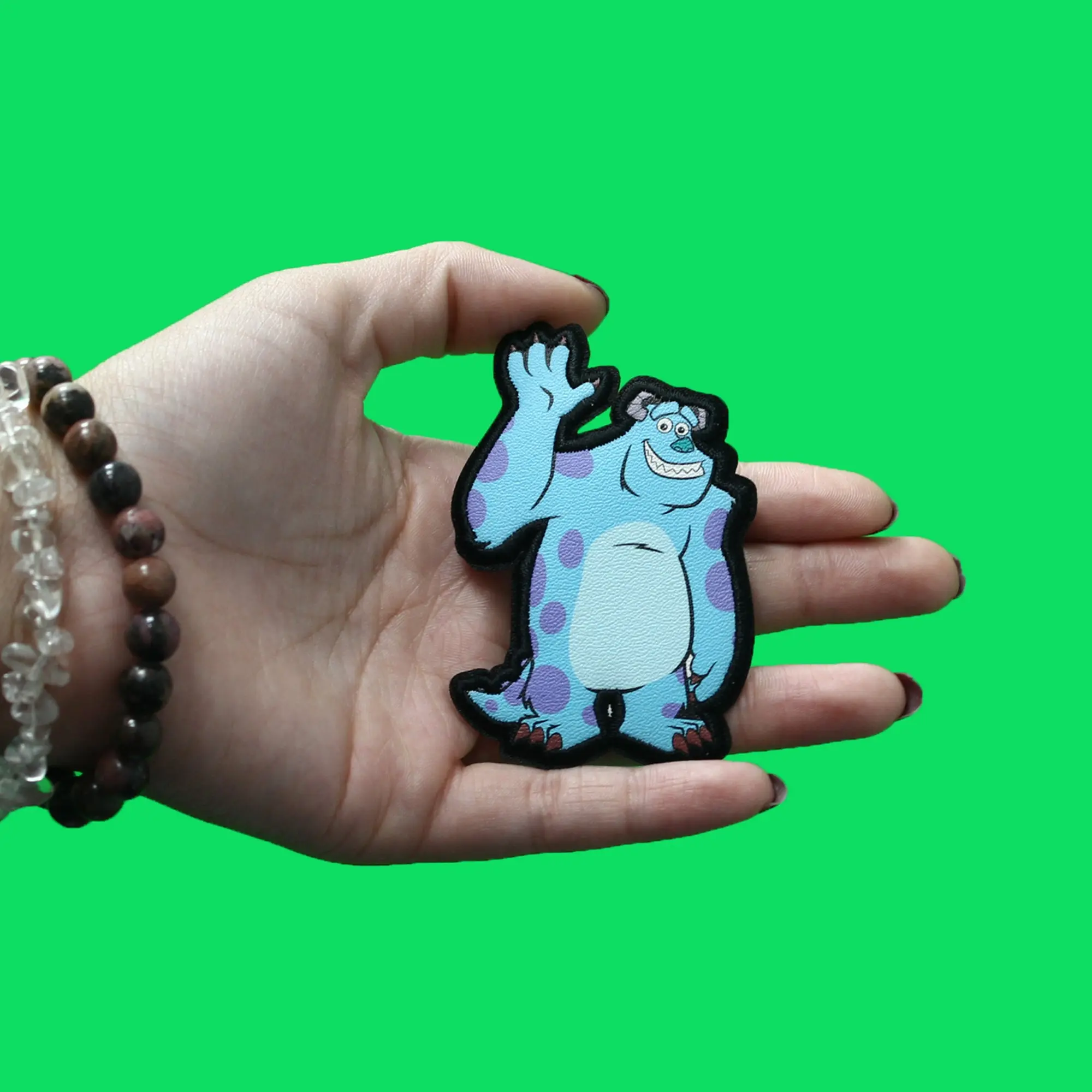 Monsters Inc Sully Patch Disney Mike Wazowski Sublimated Embroidery Iron on - Image 2